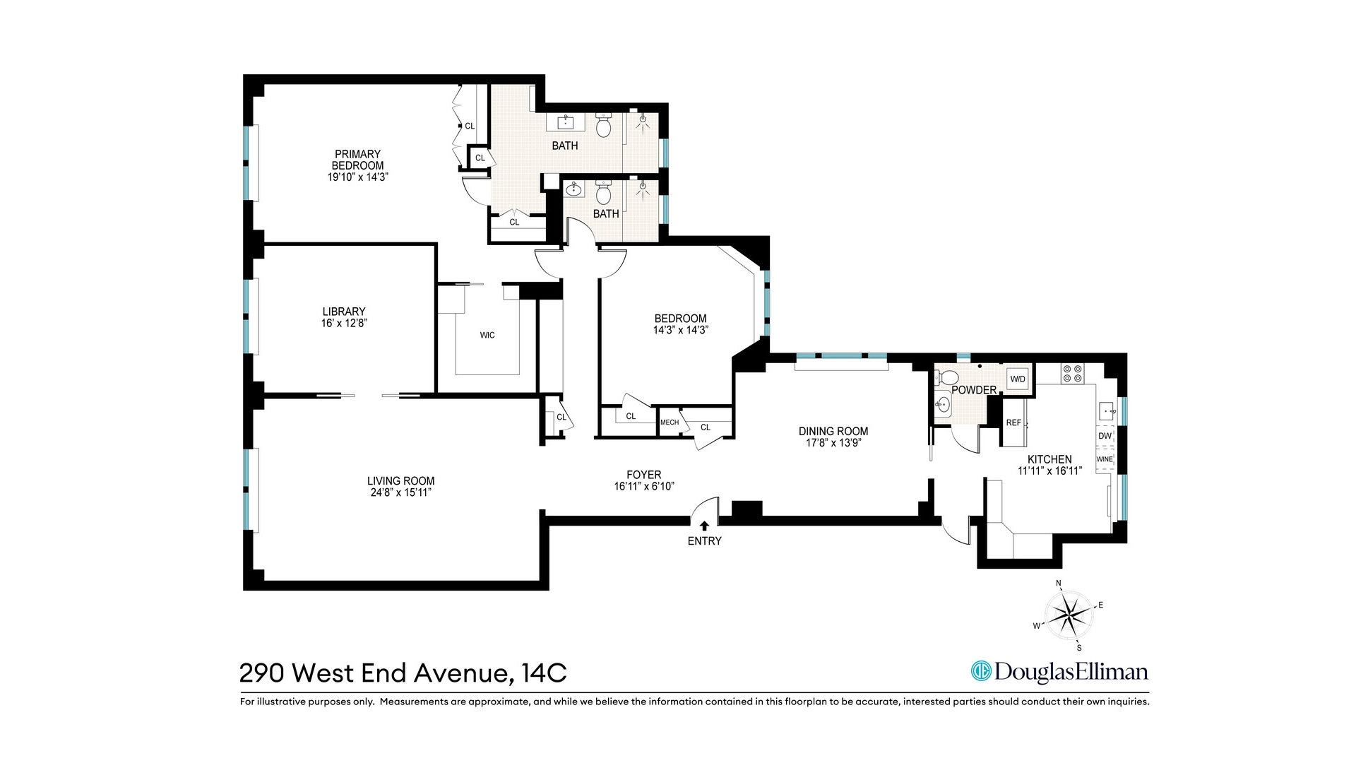 290 West End Avenue 14C Upper West Side New York NY 10023