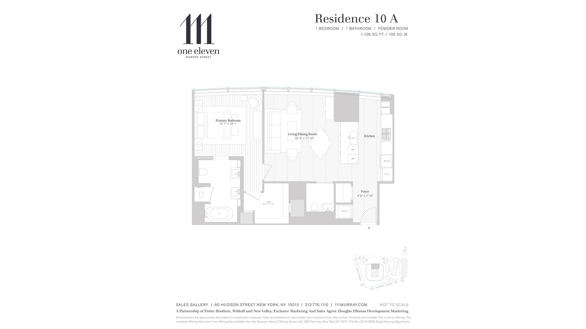 111 Murray Street 10A Tribeca New York NY 10007