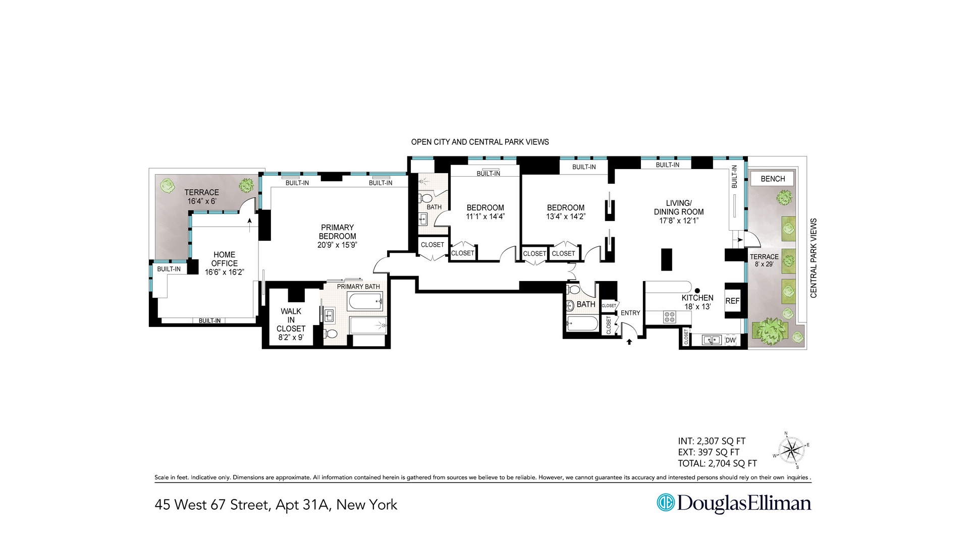 45 West 67th Street 31A Lincoln Square New York NY 10023