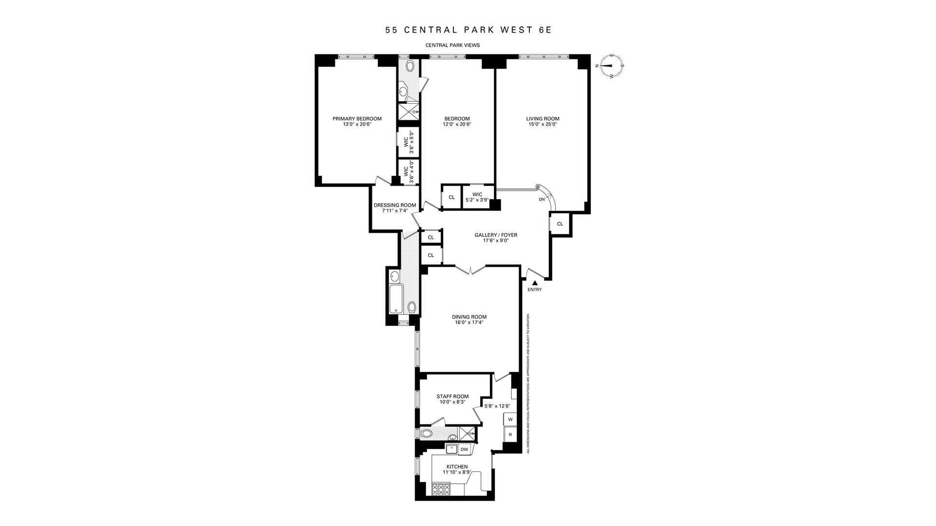 55 Central Park West Central Park West New York NY 10023