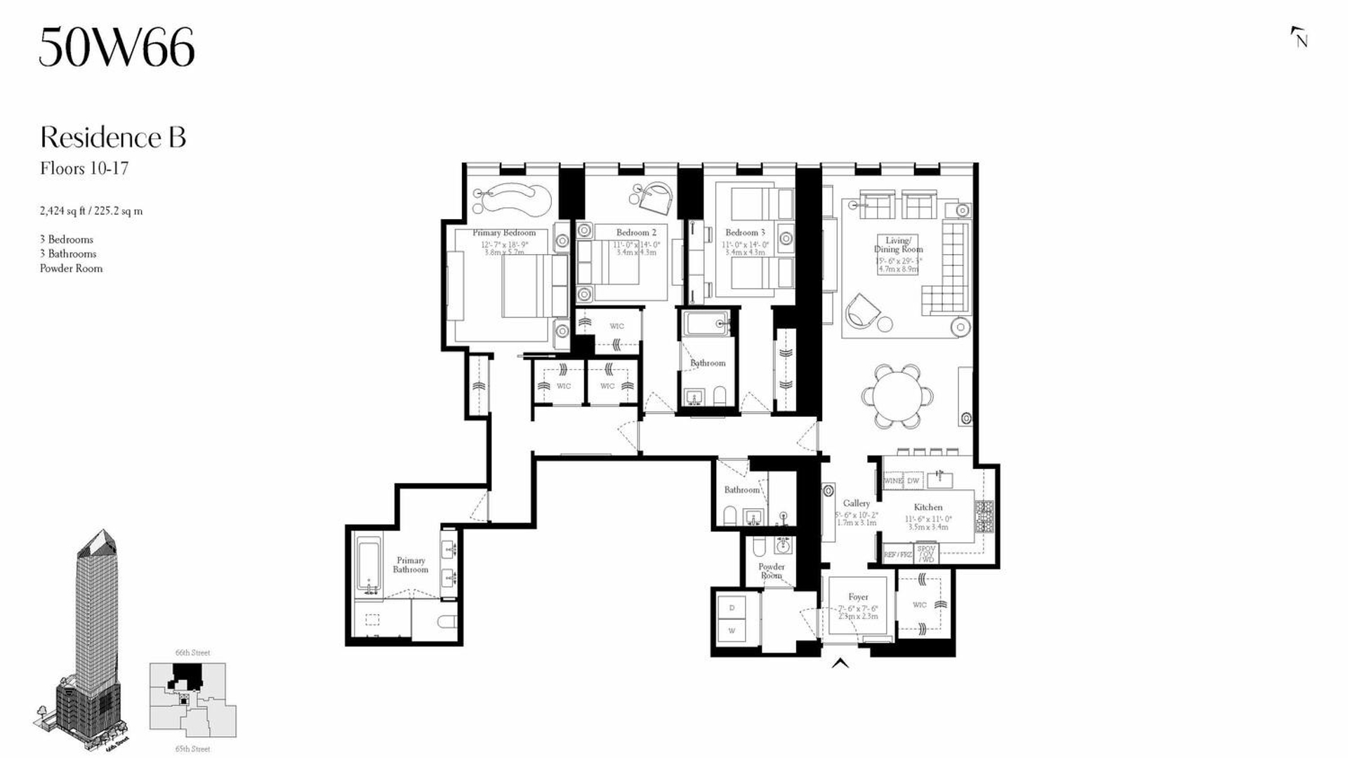 50 West 66th Street 17B Lincoln Square New York NY 10023