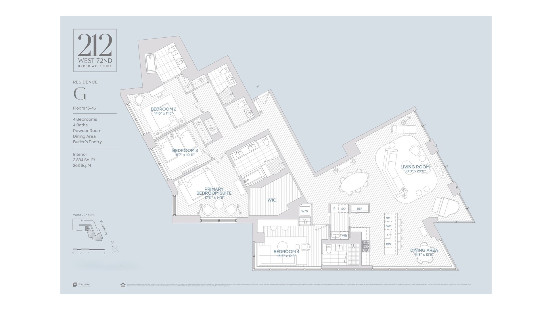 212 West 72nd Street 15G Lincoln Square New York NY 10023