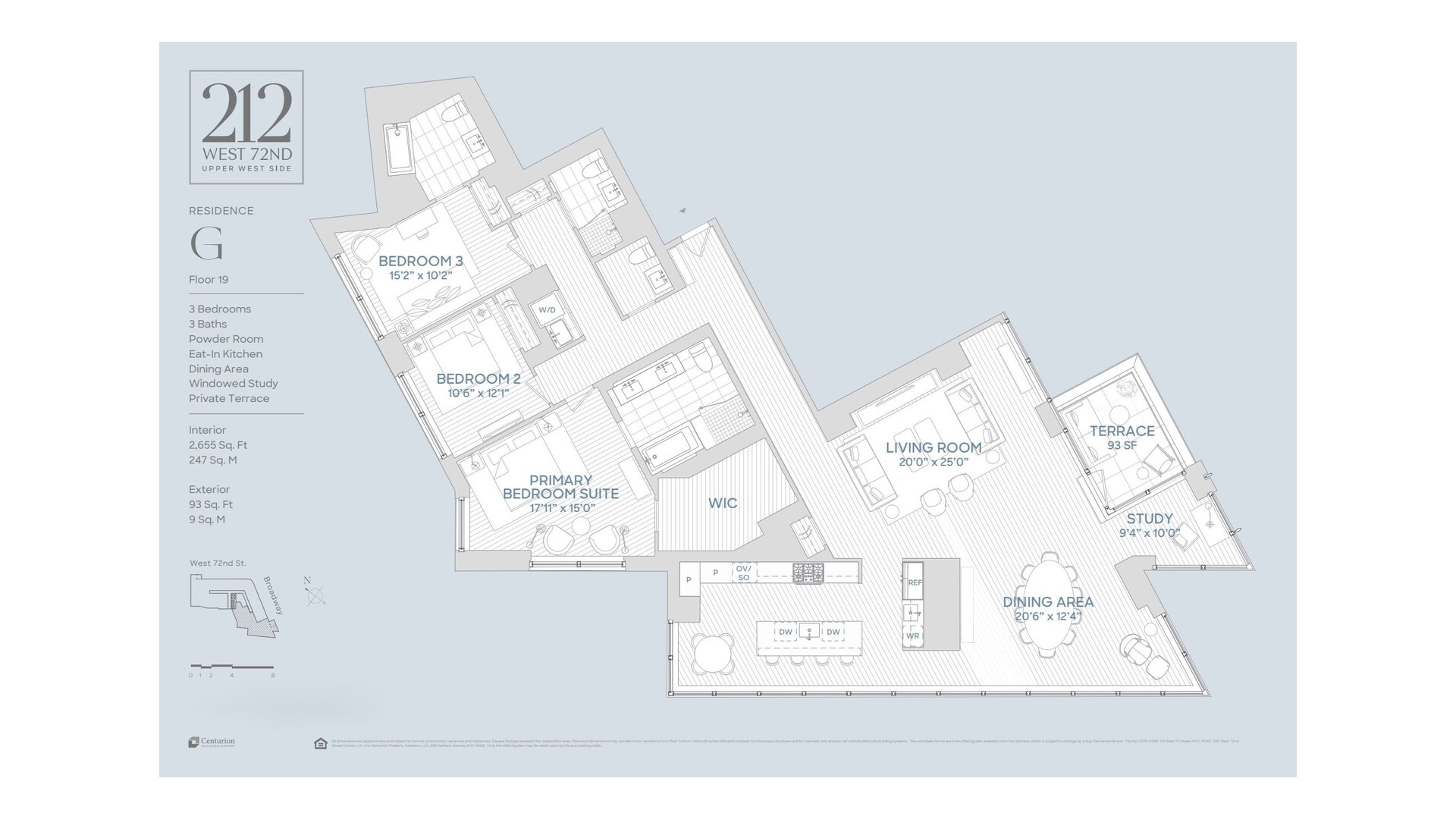 212 West 72nd Street 19G Lincoln Square New York NY 10023