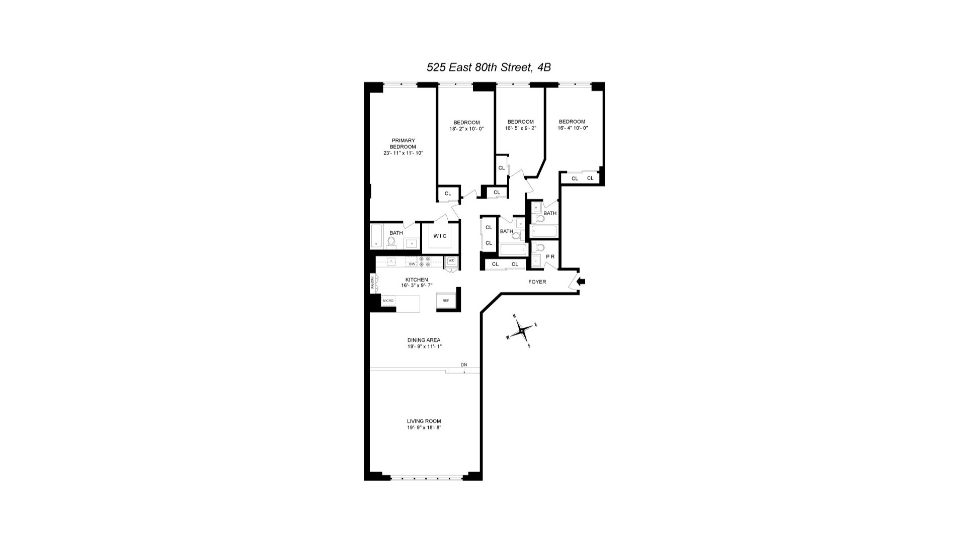 525 East 80th Street 4B Upper East Side New York NY 10075