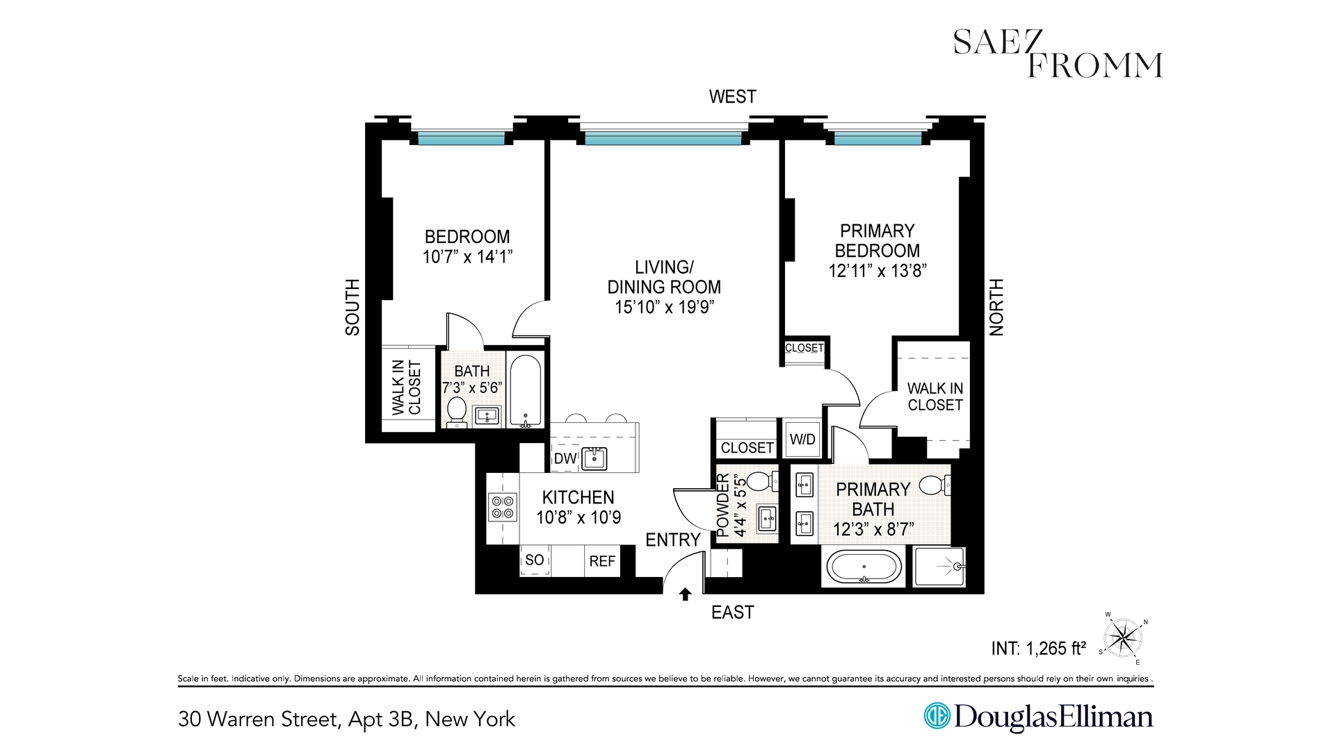 30 Warren Street 3B Tribeca New York NY 10007