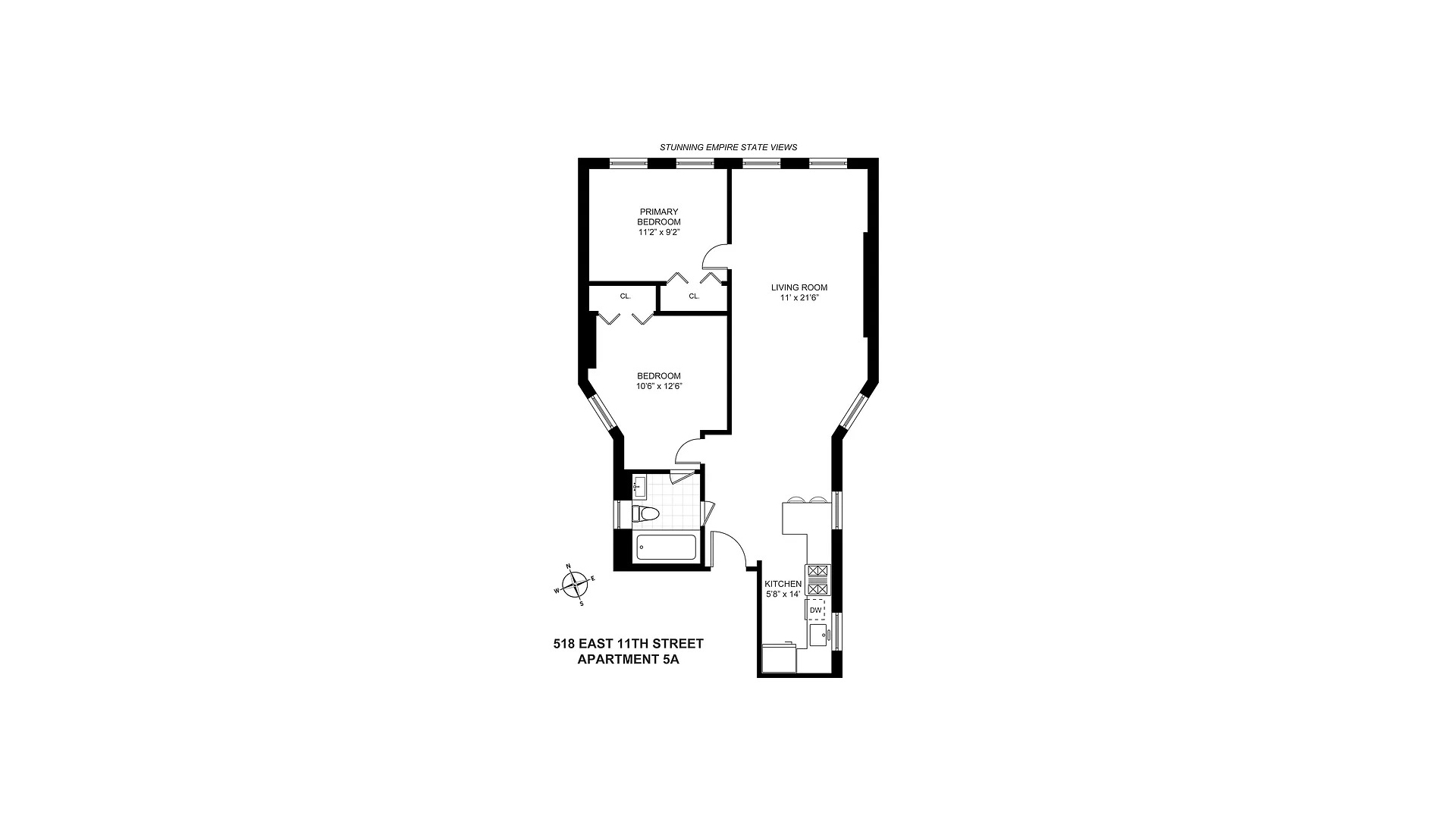 518 East 11th Street E. Greenwich Village New York NY 10009