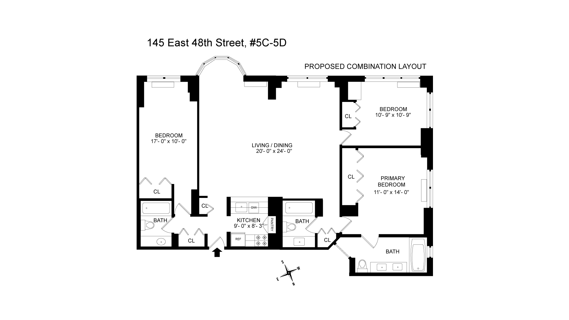 145 East 48th Street 5C Turtle Bay New York NY 10017