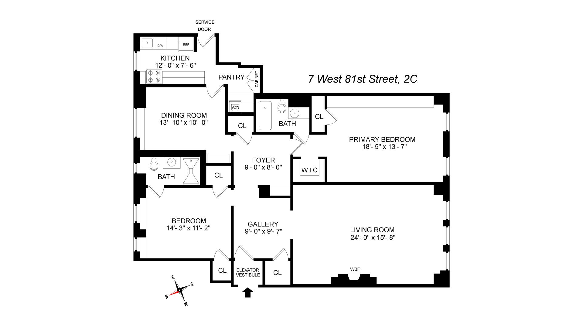 211 Central Park West 2C Central Park West New York NY 10024