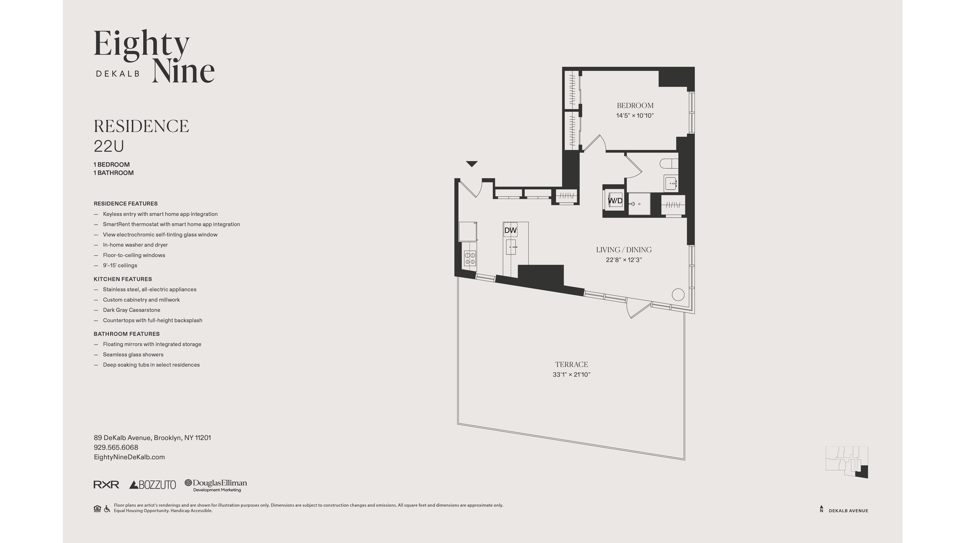 89 De Kalb Avenue 22U Fort Greene Brooklyn NY 11201