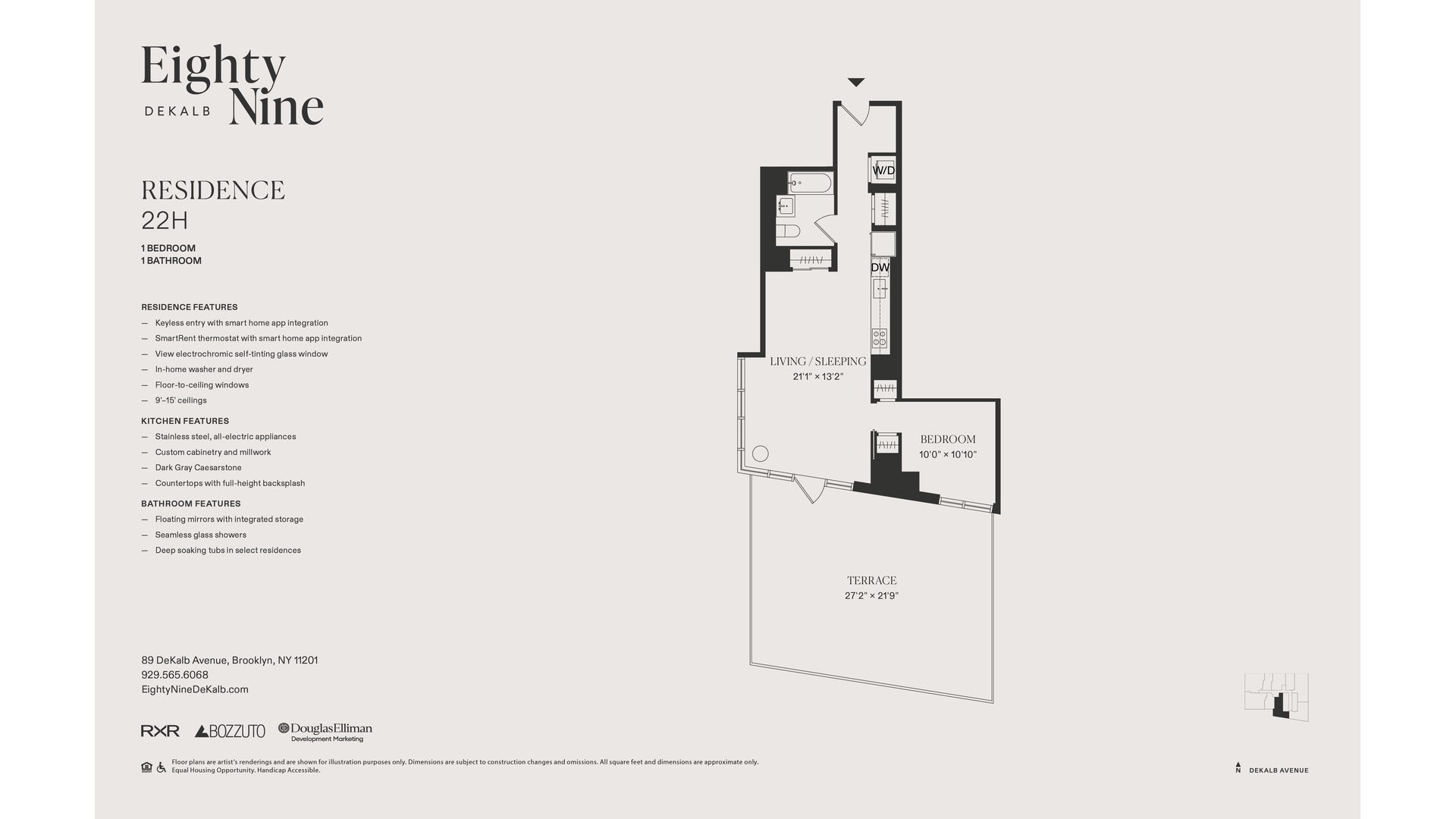 89 De Kalb Avenue 22H Fort Greene Brooklyn NY 11201