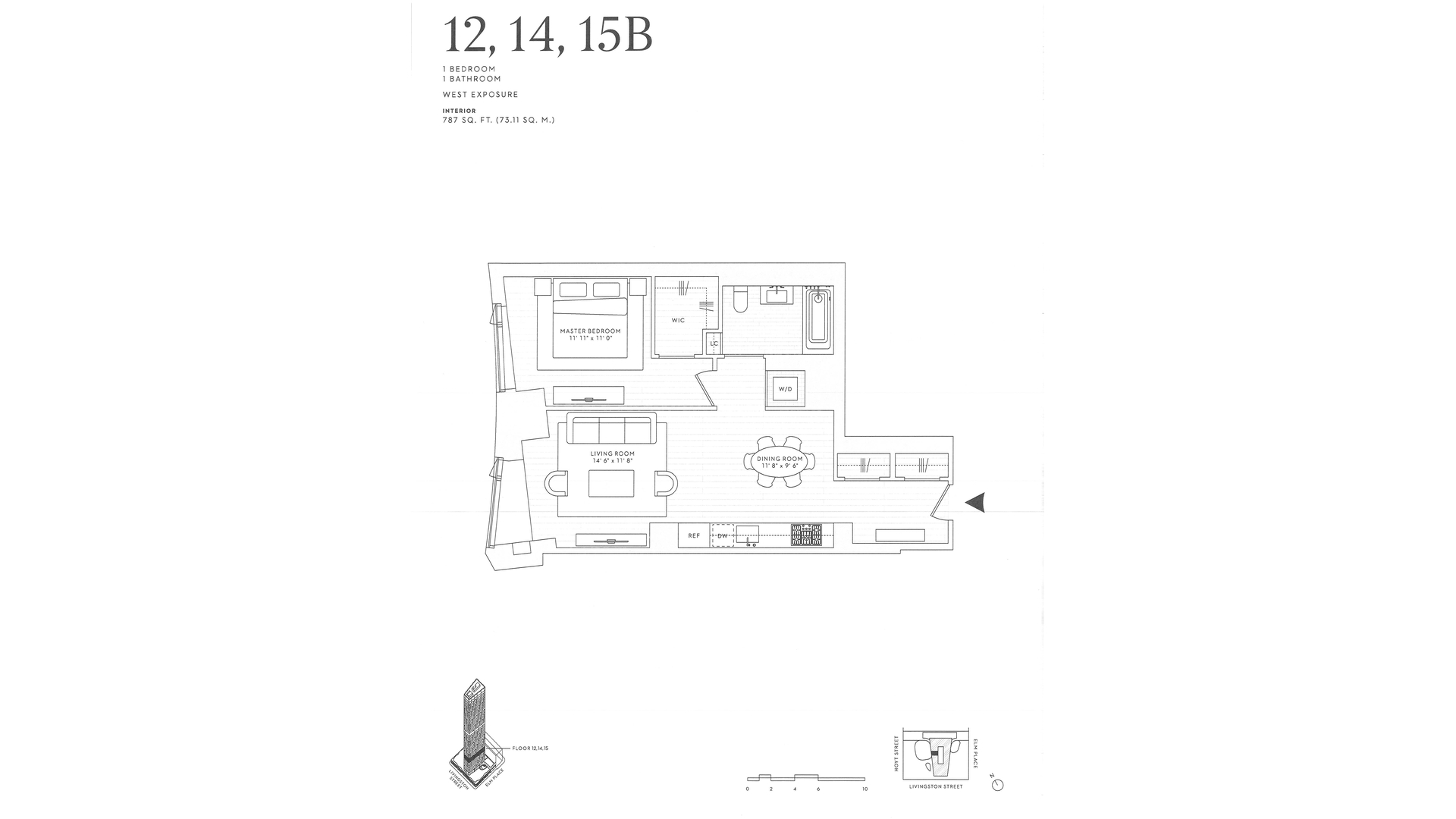 11 Hoyt Street 15B Downtown Brooklyn NY 11201