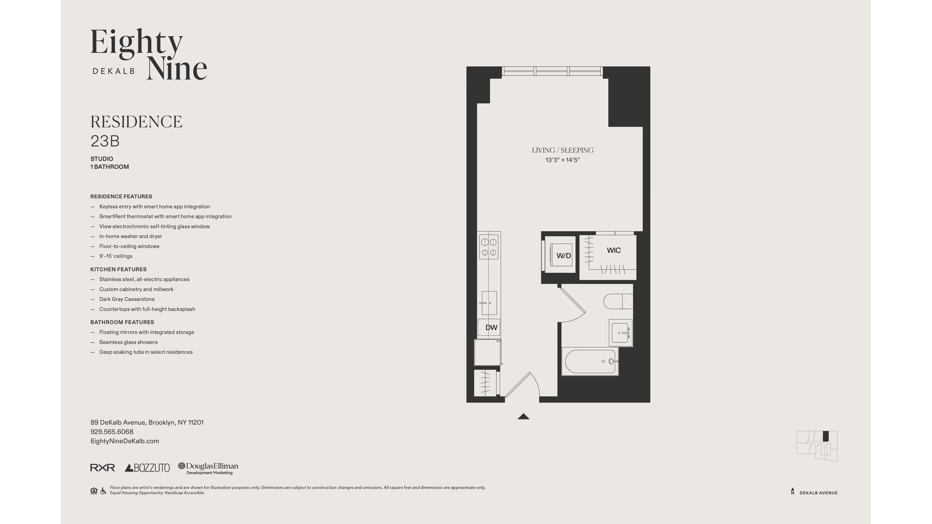 89 De Kalb Avenue 23B Fort Greene Brooklyn NY 11201