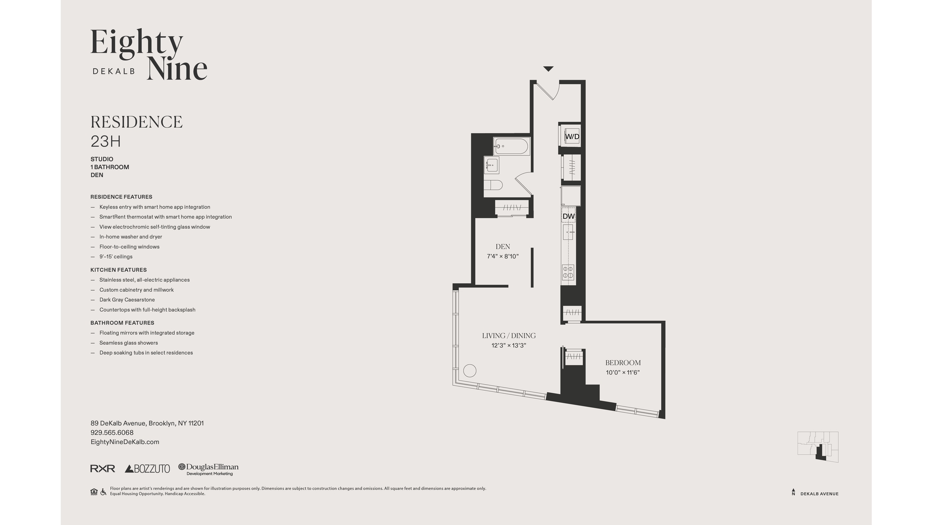 89 De Kalb Avenue 23H Fort Greene Brooklyn NY 11201