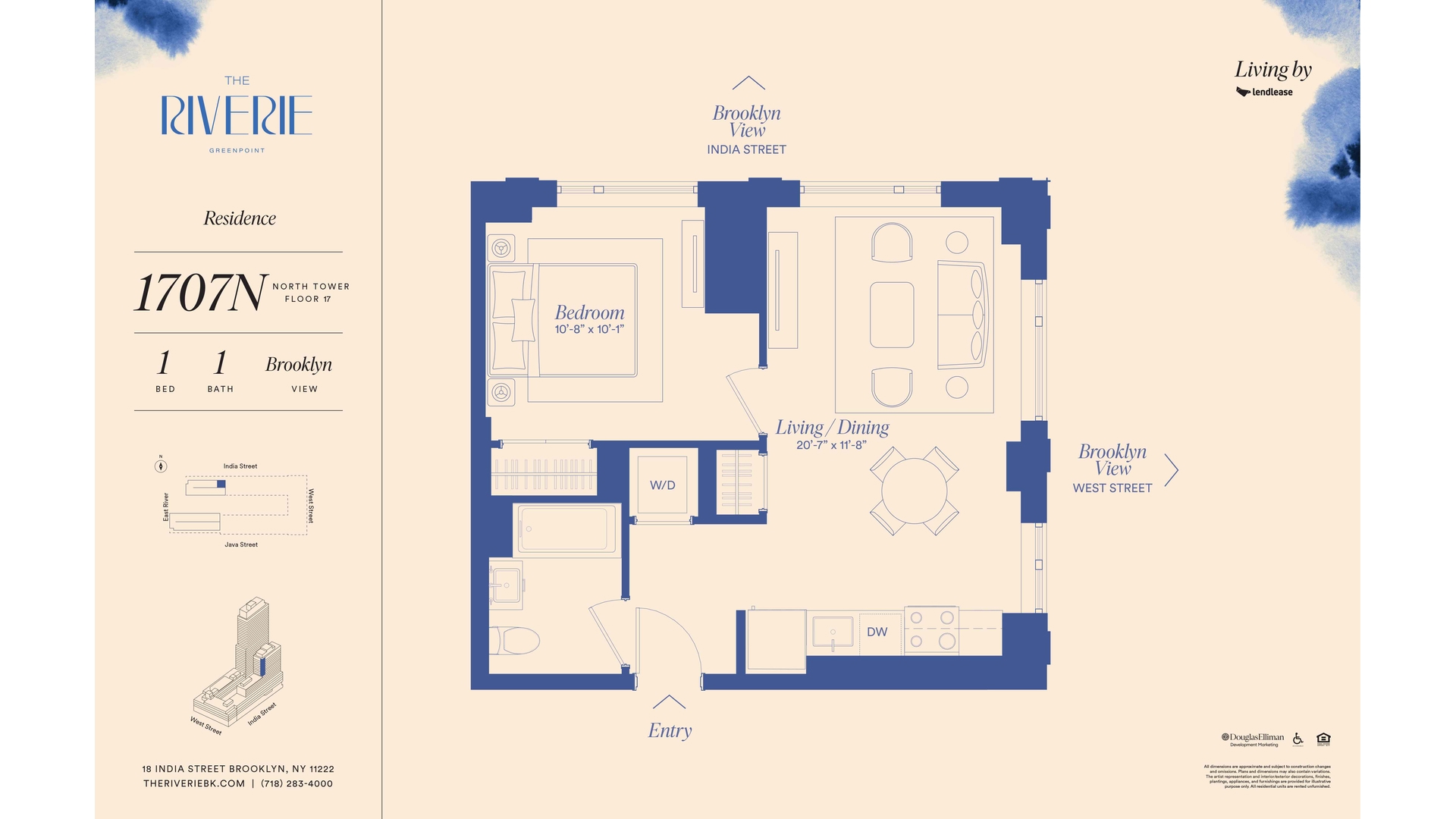 18 India Street 1408N Greenpoint Brooklyn NY 11222