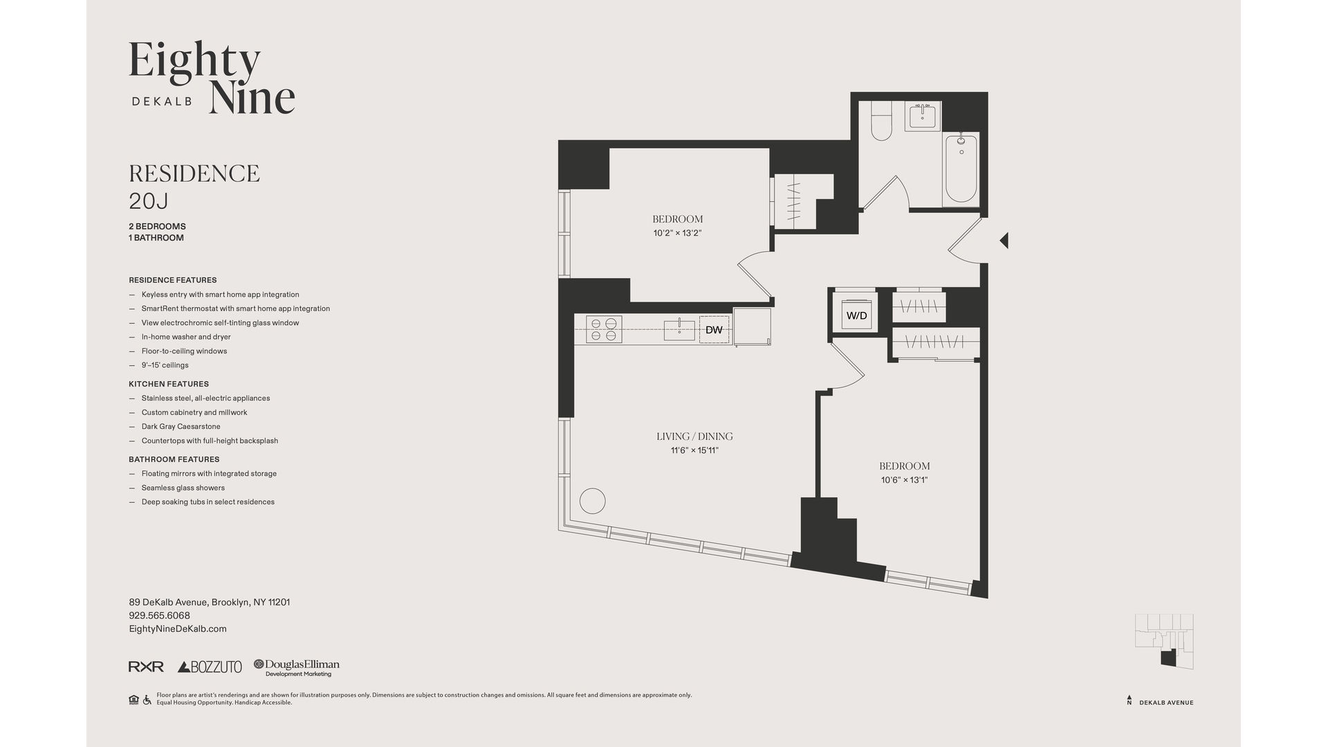 89 De Kalb Avenue 20J Fort Greene Brooklyn NY 11201