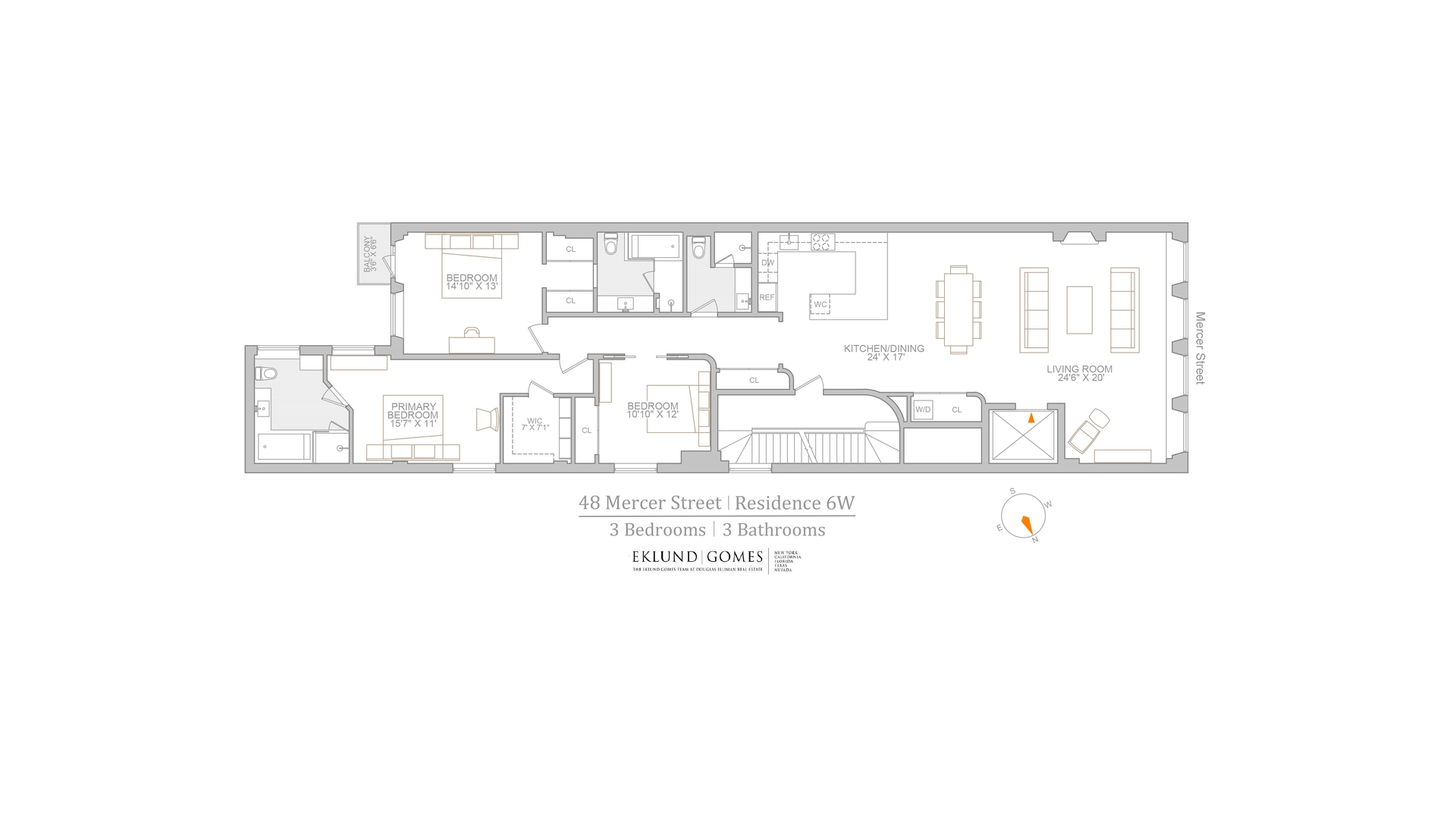 48 Mercer Street 6W Soho New York NY 10013