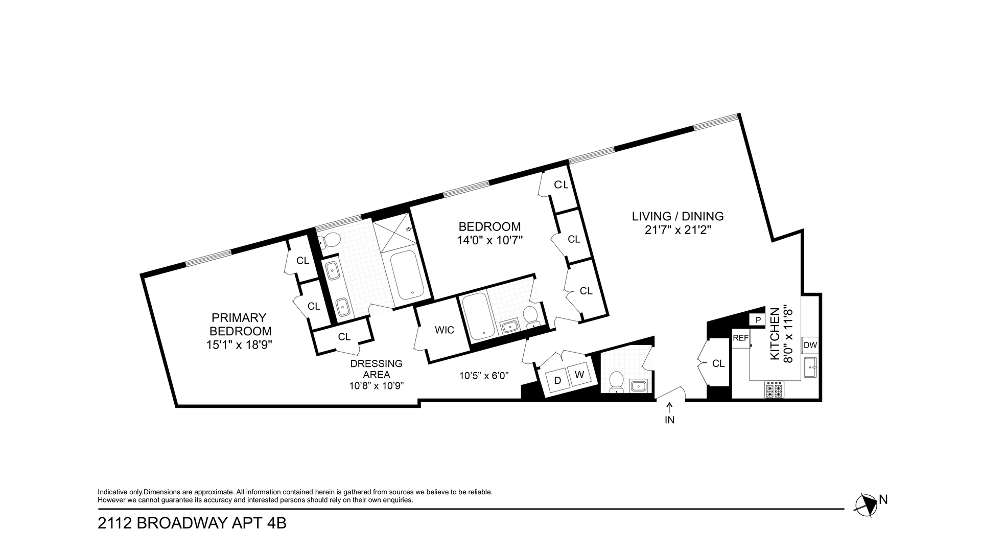 2112 Broadway 4B Upper West Side New York NY 10023