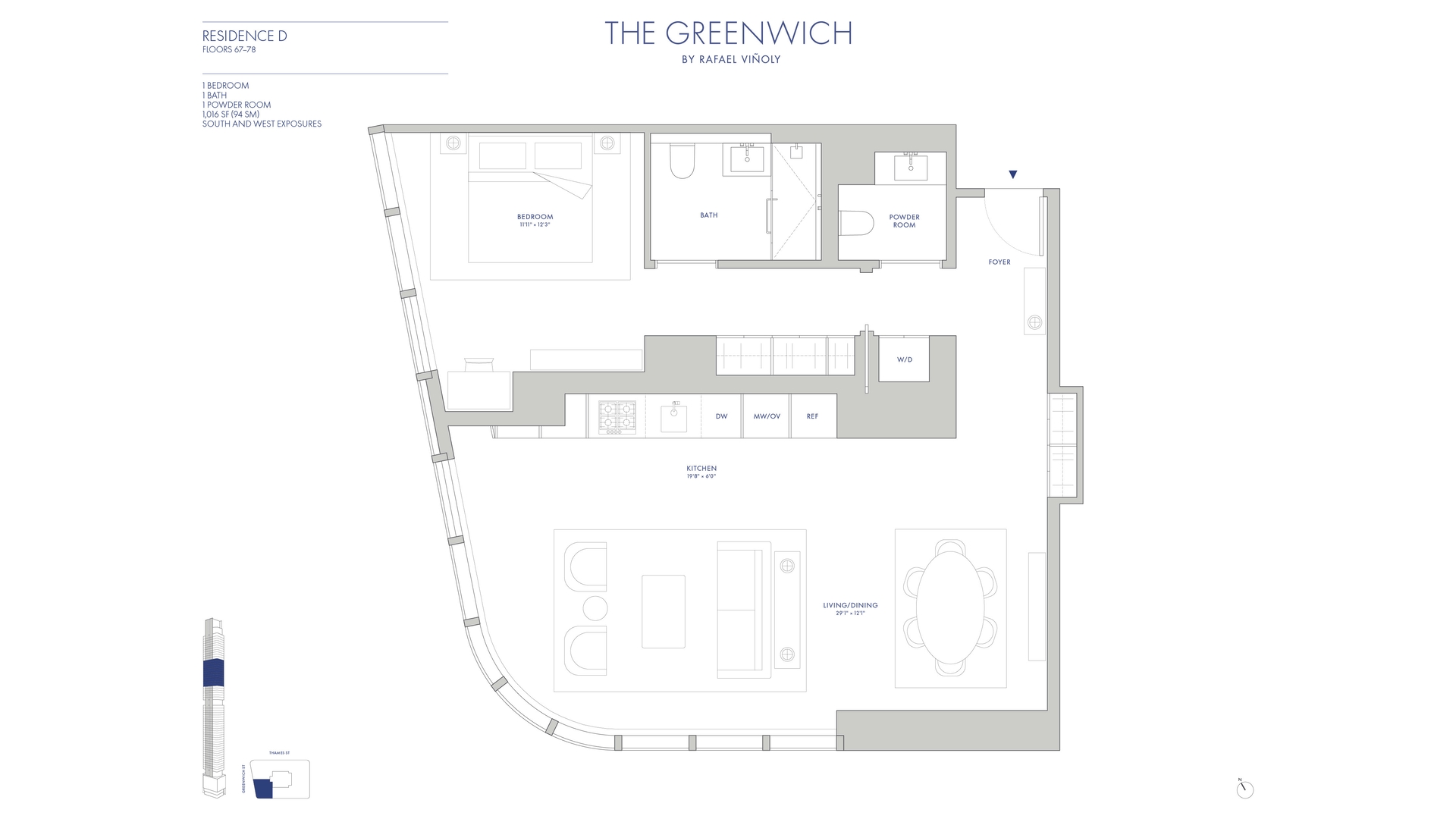 125 Greenwich Street 68D Financial District New York NY 10006