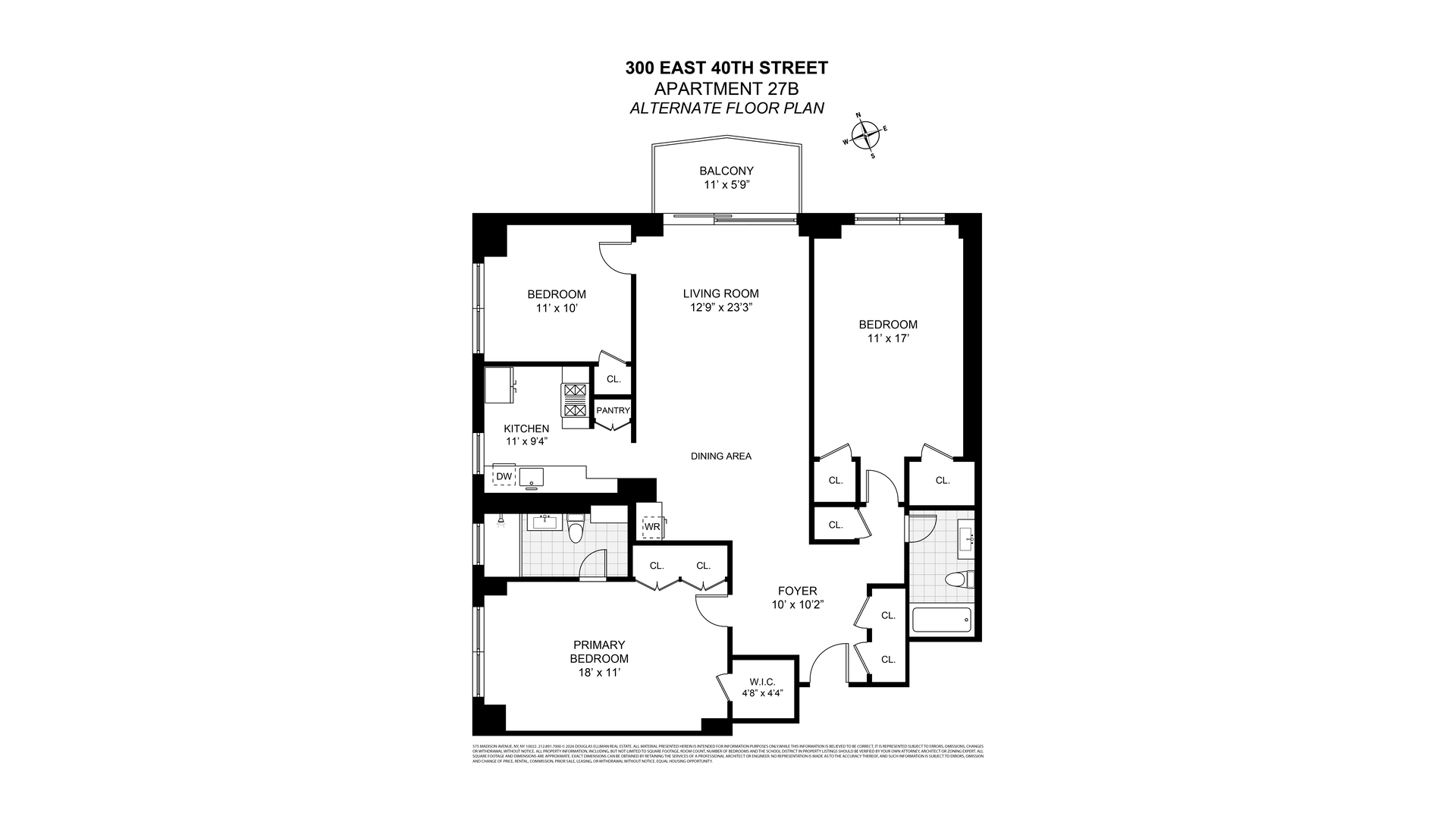 300 East 40th Street 27B Murray Hill New York NY 10016