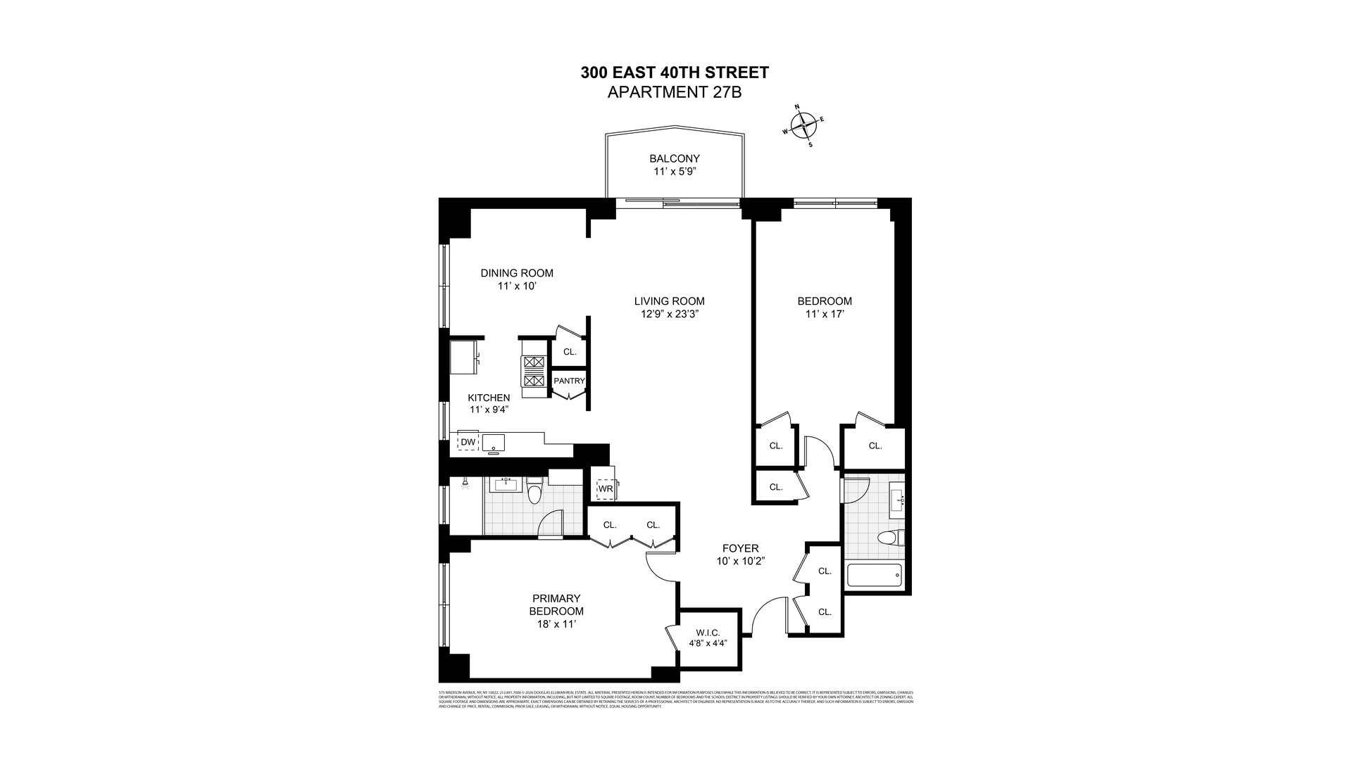 300 East 40th Street 27B Murray Hill New York NY 10016