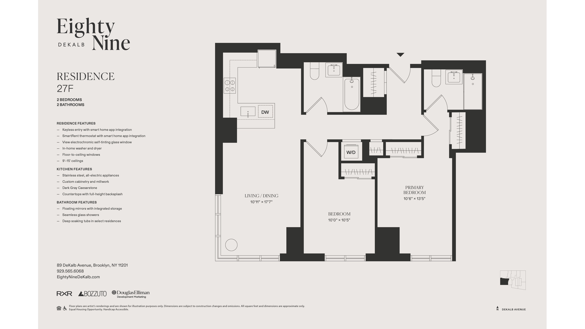 89 De Kalb Avenue 27F Fort Greene Brooklyn NY 11201