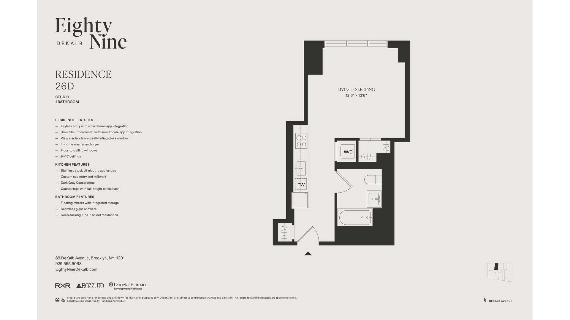 89 De Kalb Avenue 26D Fort Greene Brooklyn NY 11201