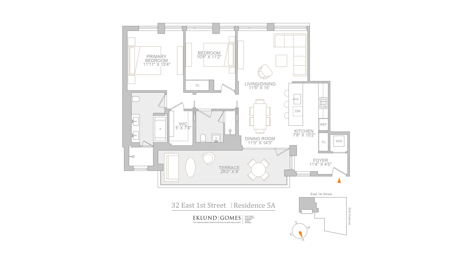 32 East 1st Street 5A E. Greenwich Village New York NY 10003