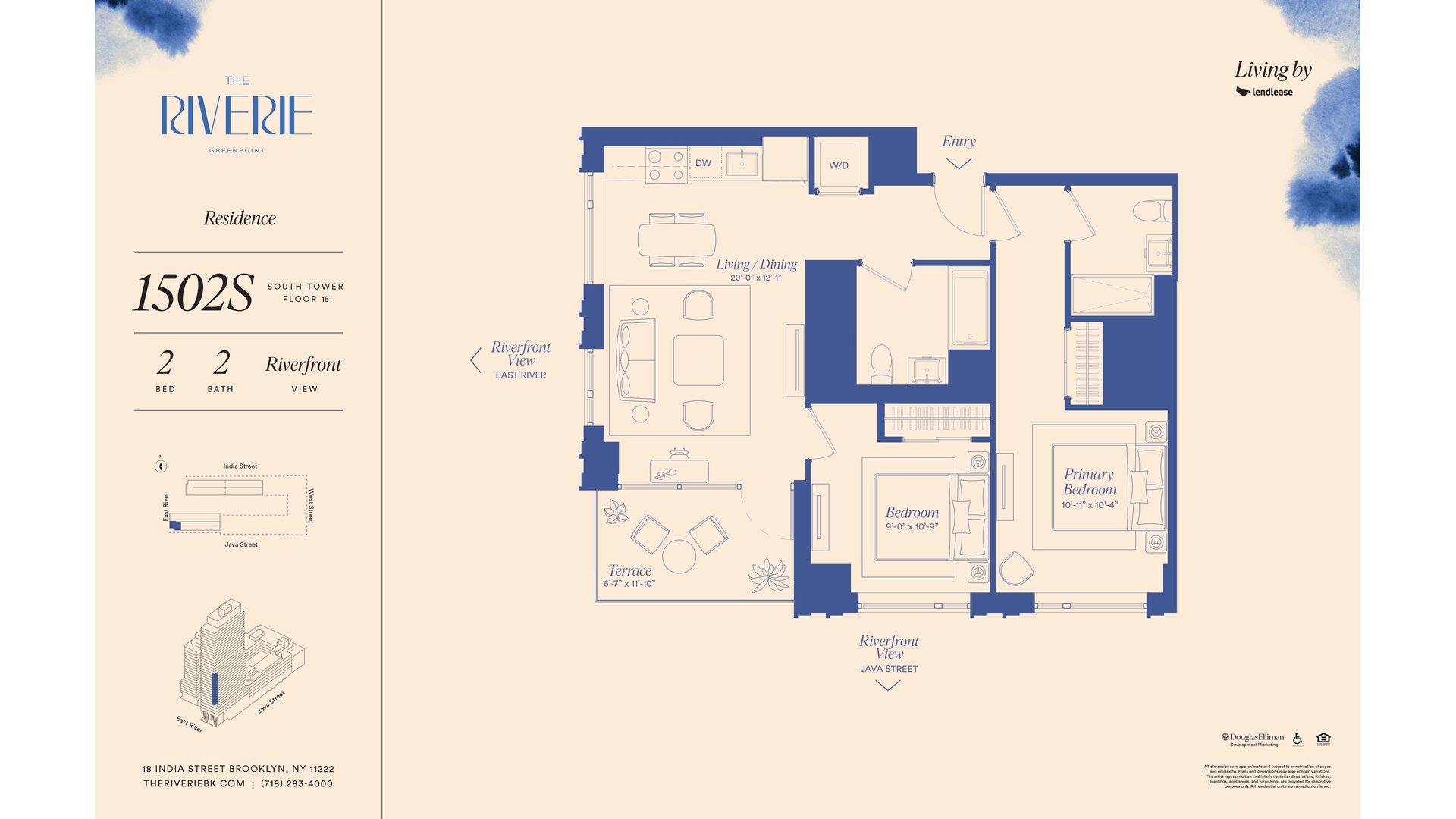 18 India Street 1502S Greenpoint Brooklyn NY 11222