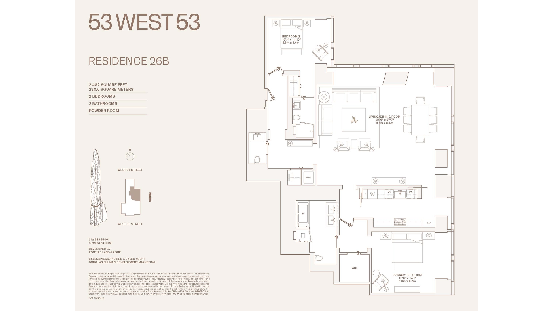 53 West 53rd Street 26B Midtown West New York NY 10019