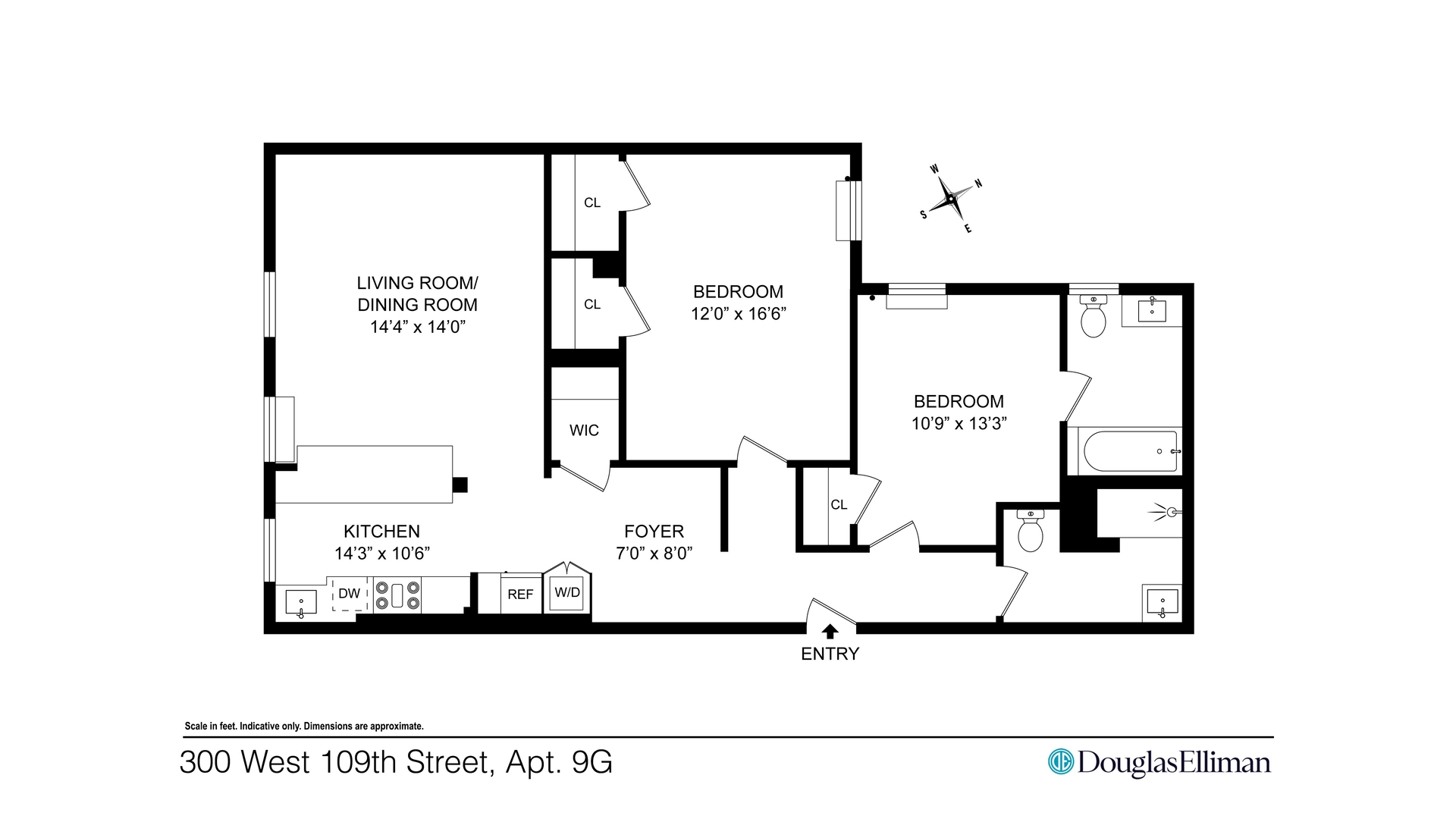 300 West 109th Street Upper West Side New York NY 10025