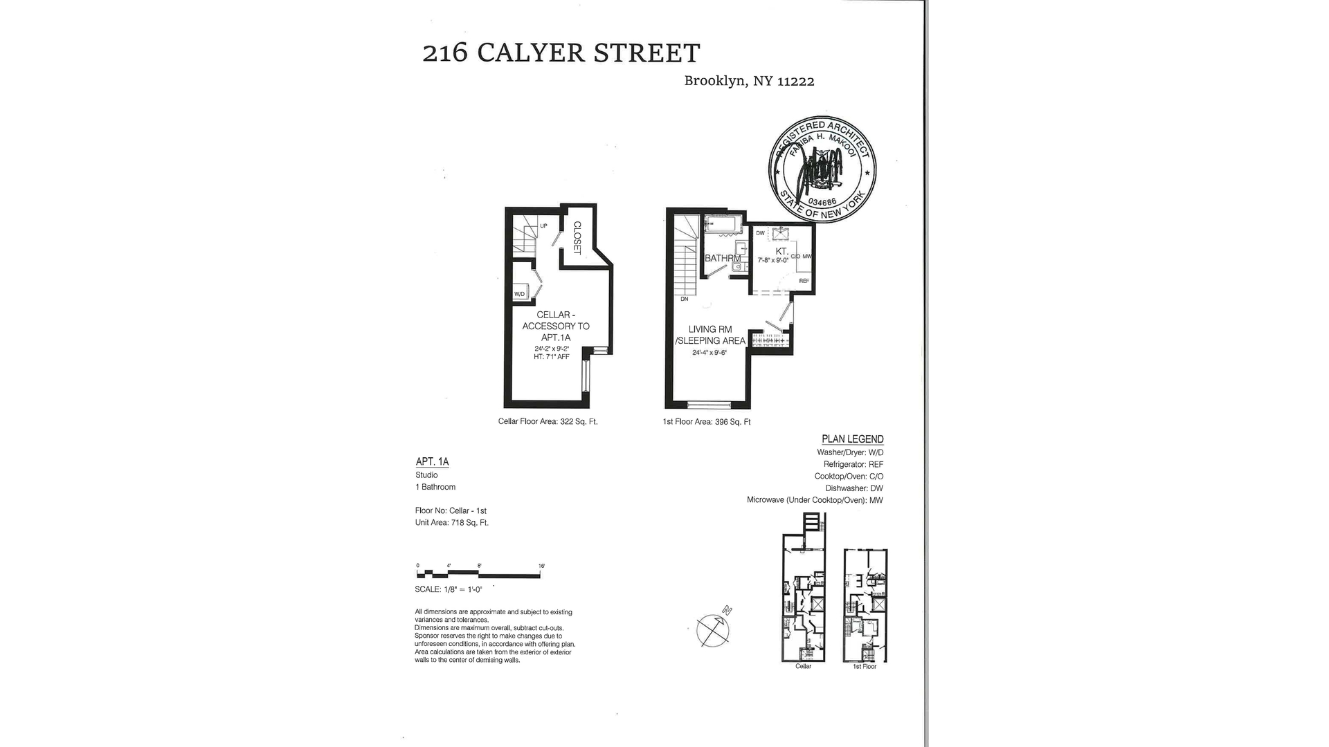 216 Calyer Street 1A Greenpoint Brooklyn NY 11222