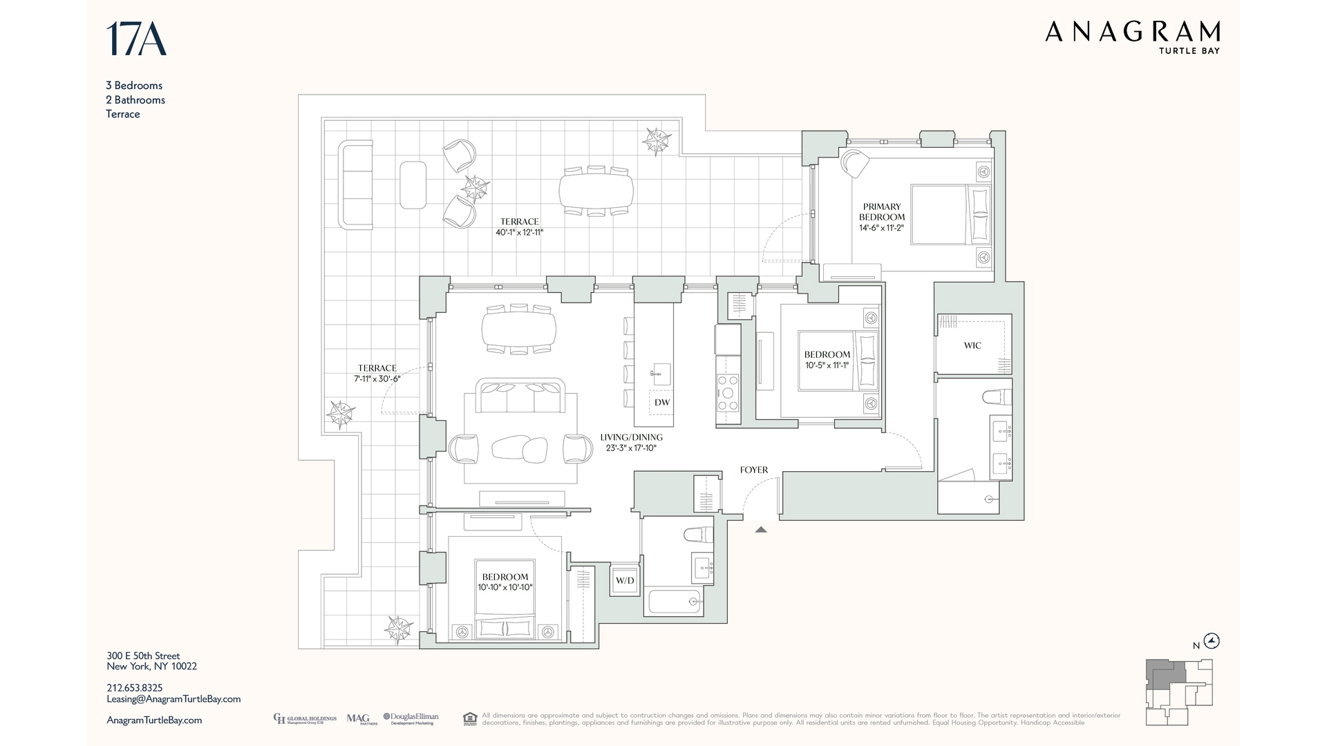 300 East 50th Street 17A Turtle Bay New York NY 10022