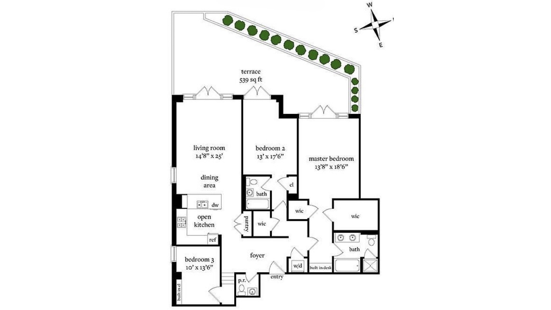 416 Washington Street 2J Tribeca New York NY 10013