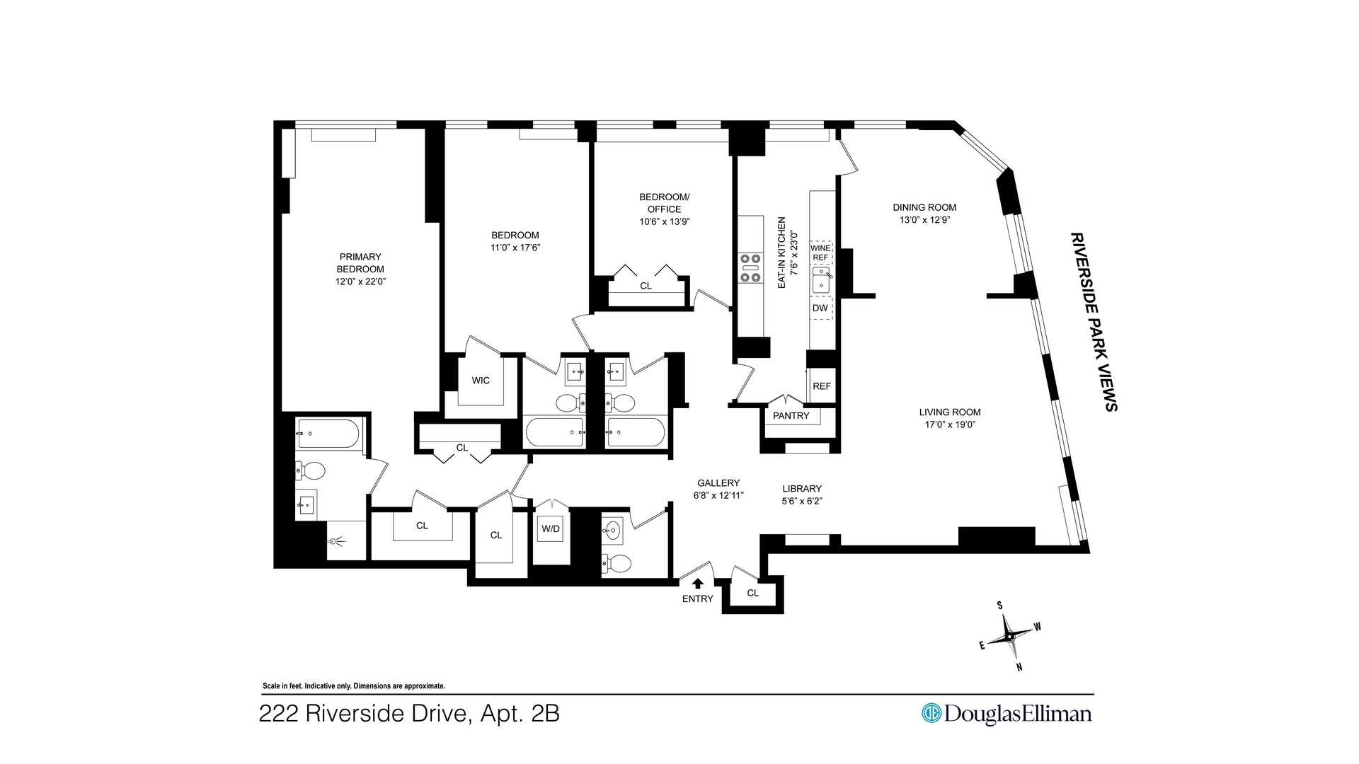 222 Riverside Drive 2B Upper West Side New York NY 10025