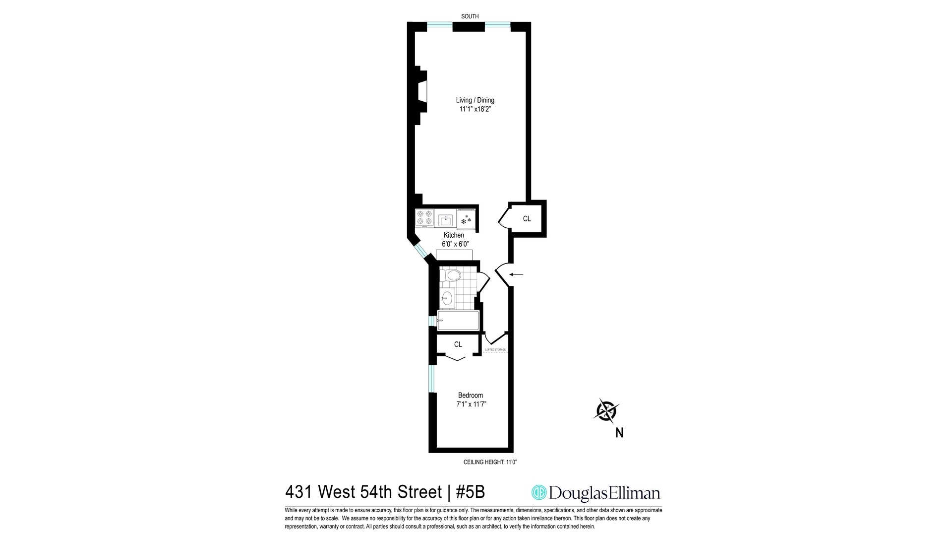 431 West 54th Street 5B Clinton New York NY 10019