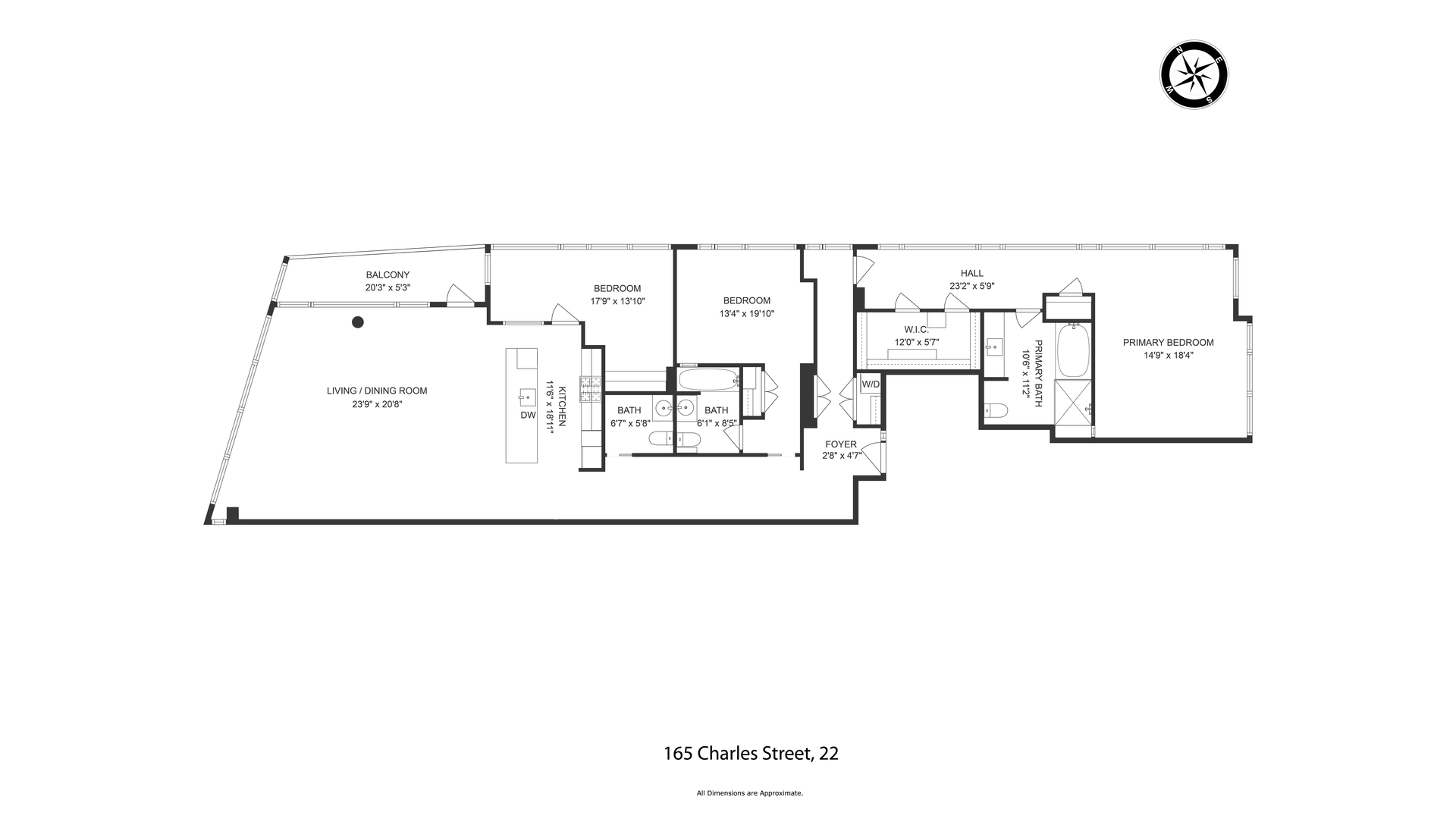 165 Charles Street 22 W. Greenwich Village New York NY 10014