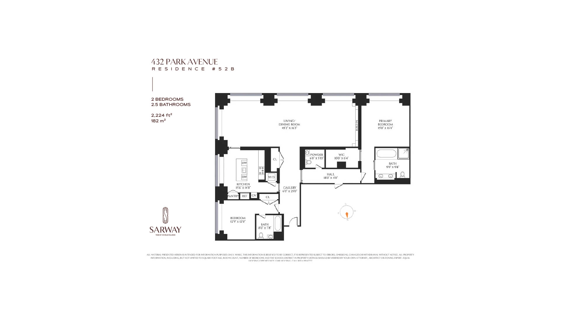 432 Park Avenue 52B Midtown East New York NY 10022