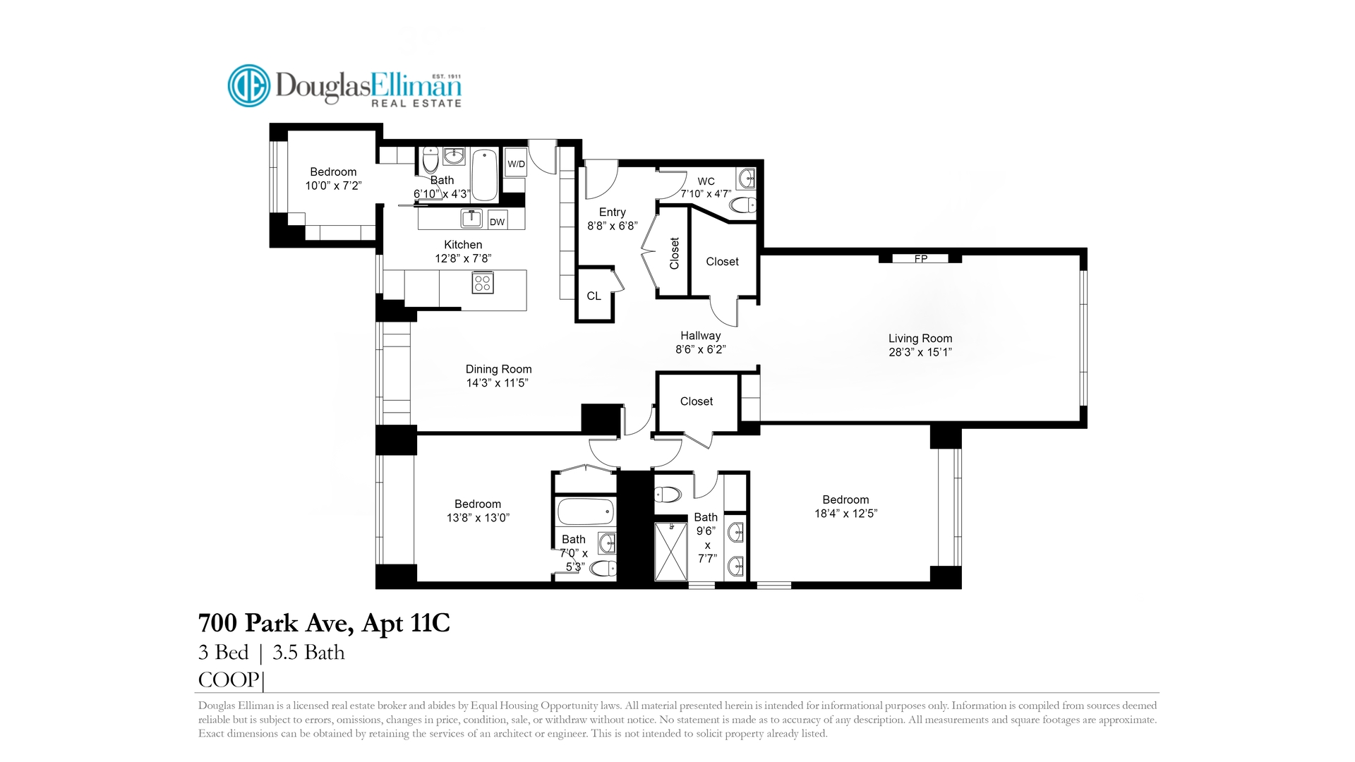 700 Park Avenue 11C Upper East Side New York NY 10021
