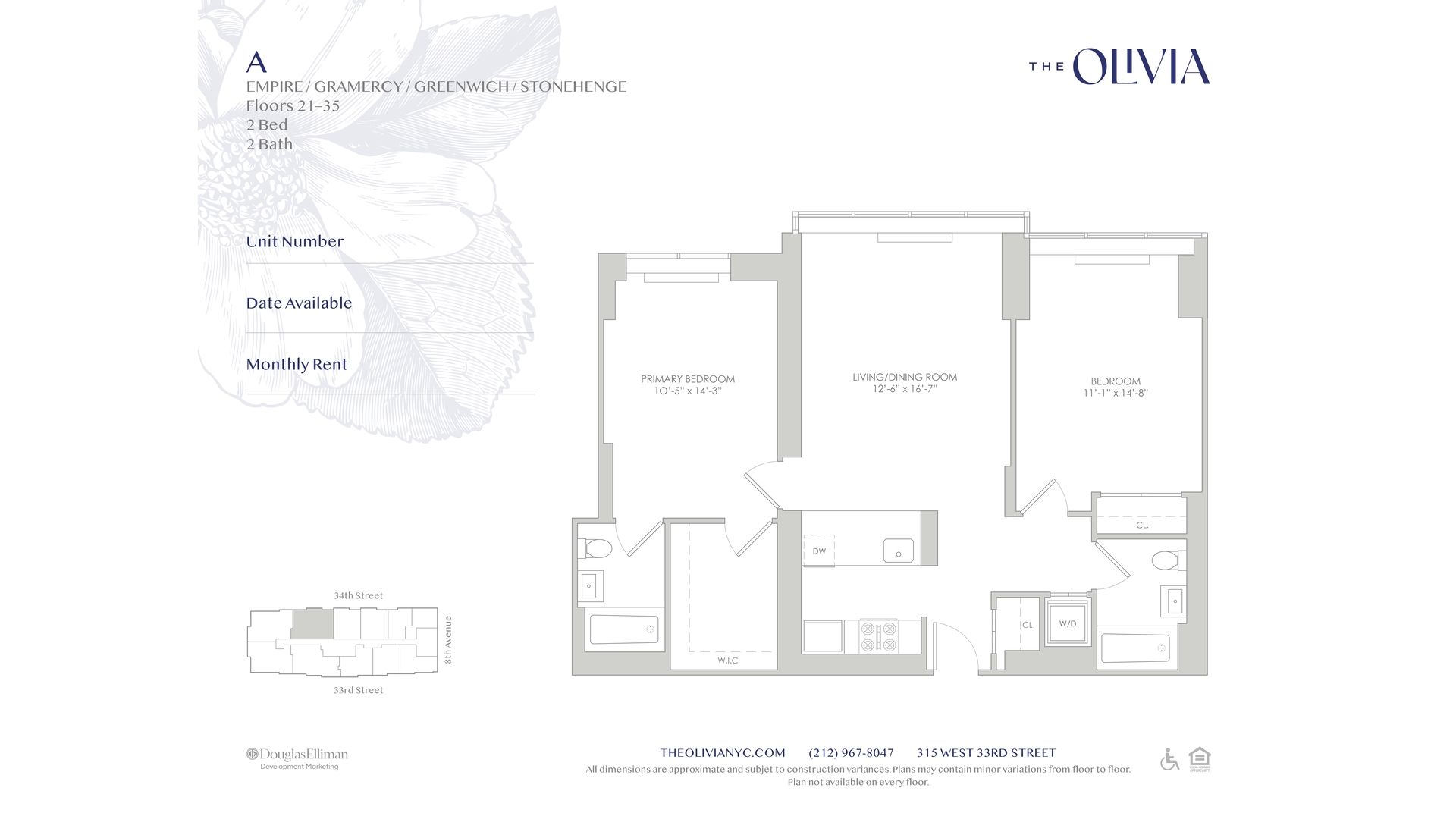 315 West 33rd Street 26A Chelsea New York NY 10001