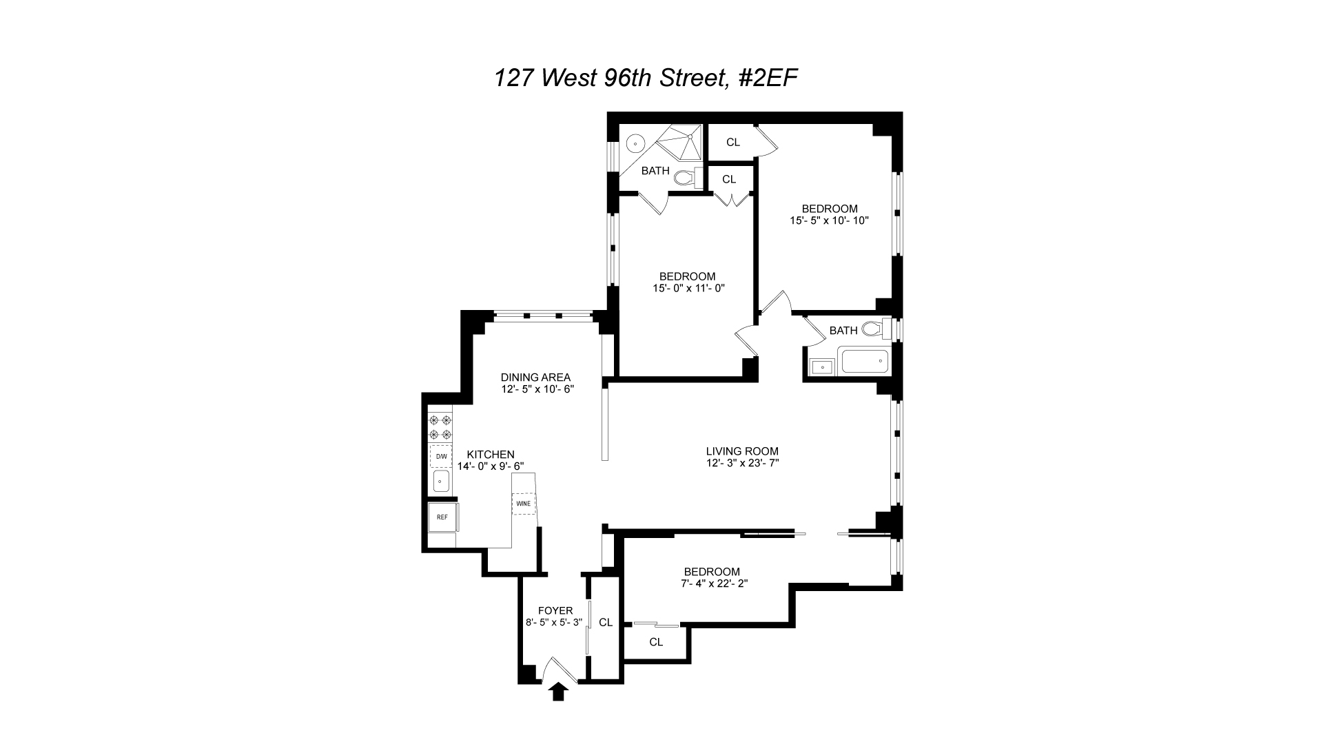 127 West 96th Street 2EF Upper West Side New York NY 10025