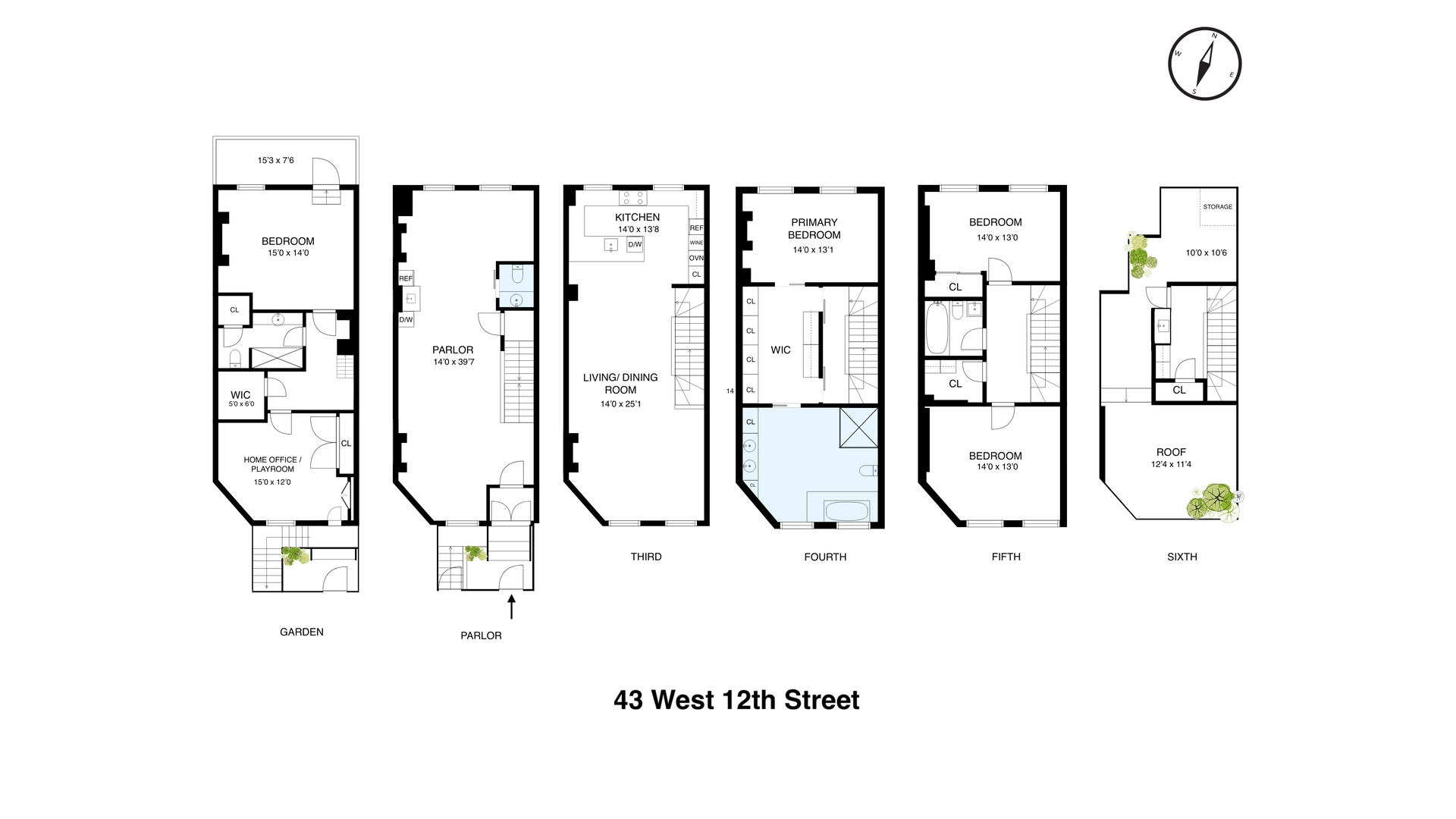 43 West 12th Street TH Greenwich Village New York NY 10011