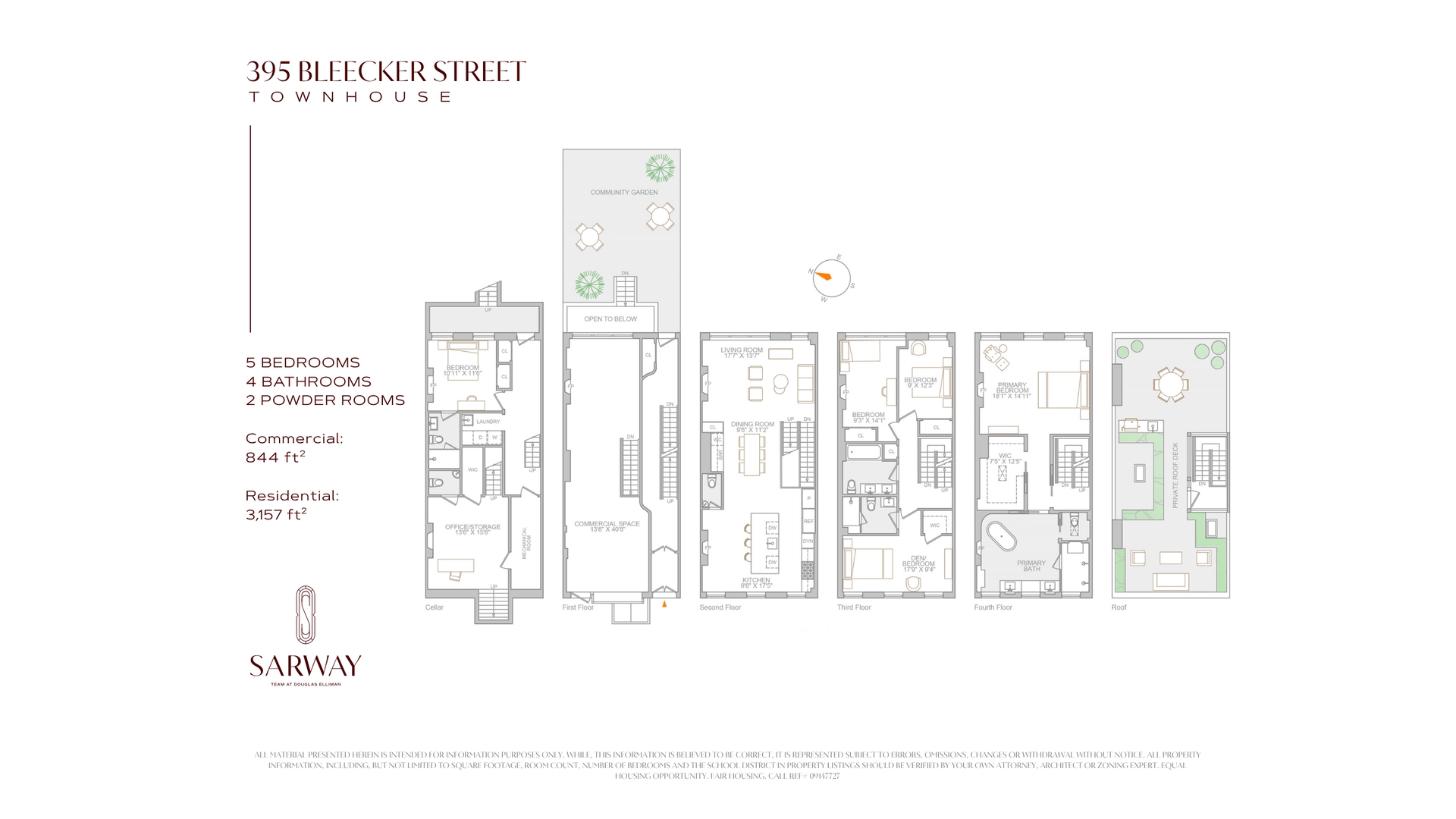 395 Bleecker Street N/A W. Greenwich Village New York NY 10014