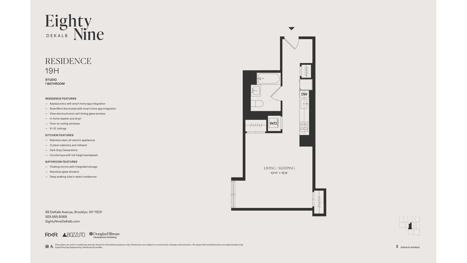 89 De Kalb Avenue 19H Fort Greene Brooklyn NY 11201