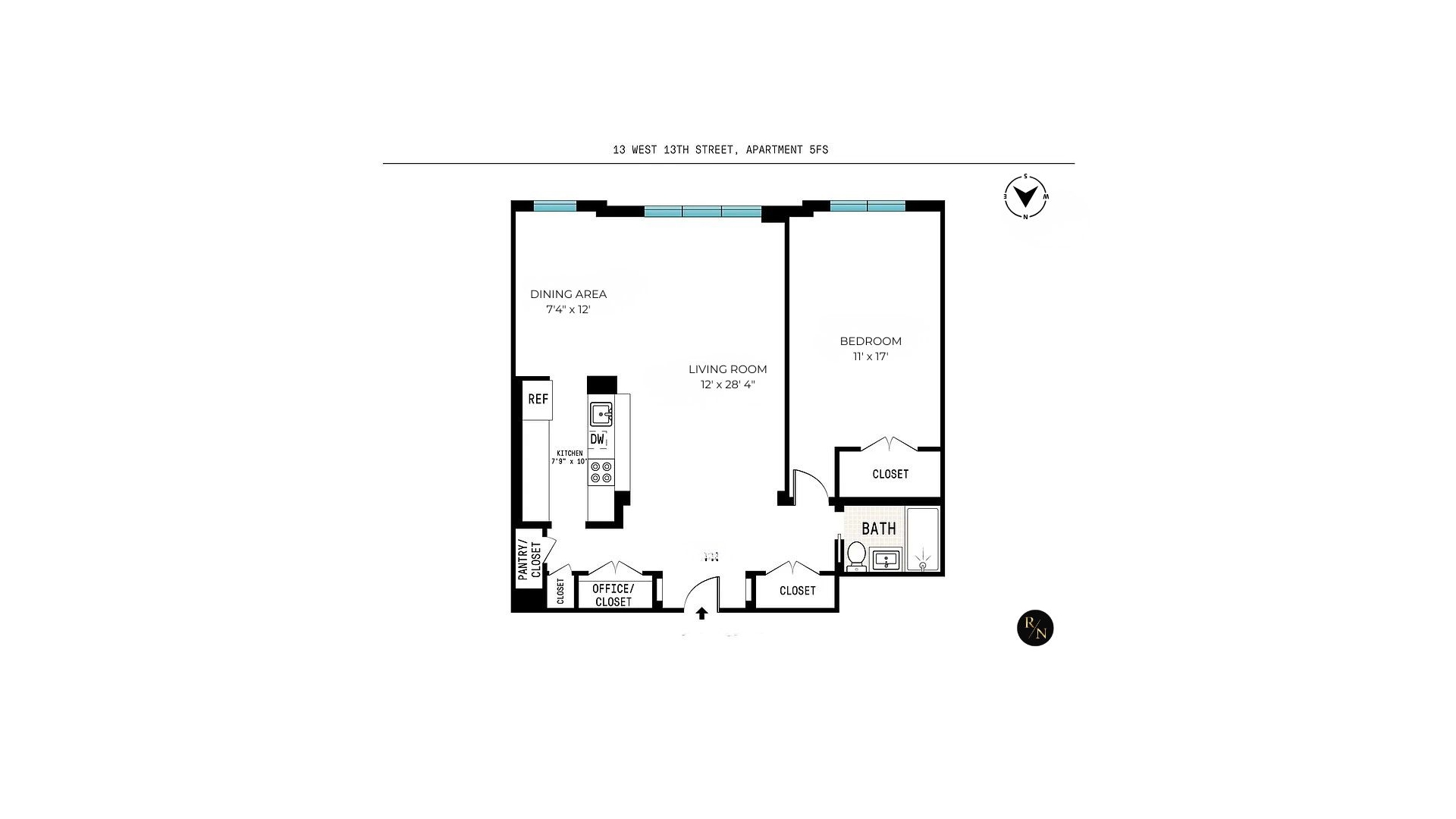 13 West 13th Street 5FS Greenwich Village New York NY 10011