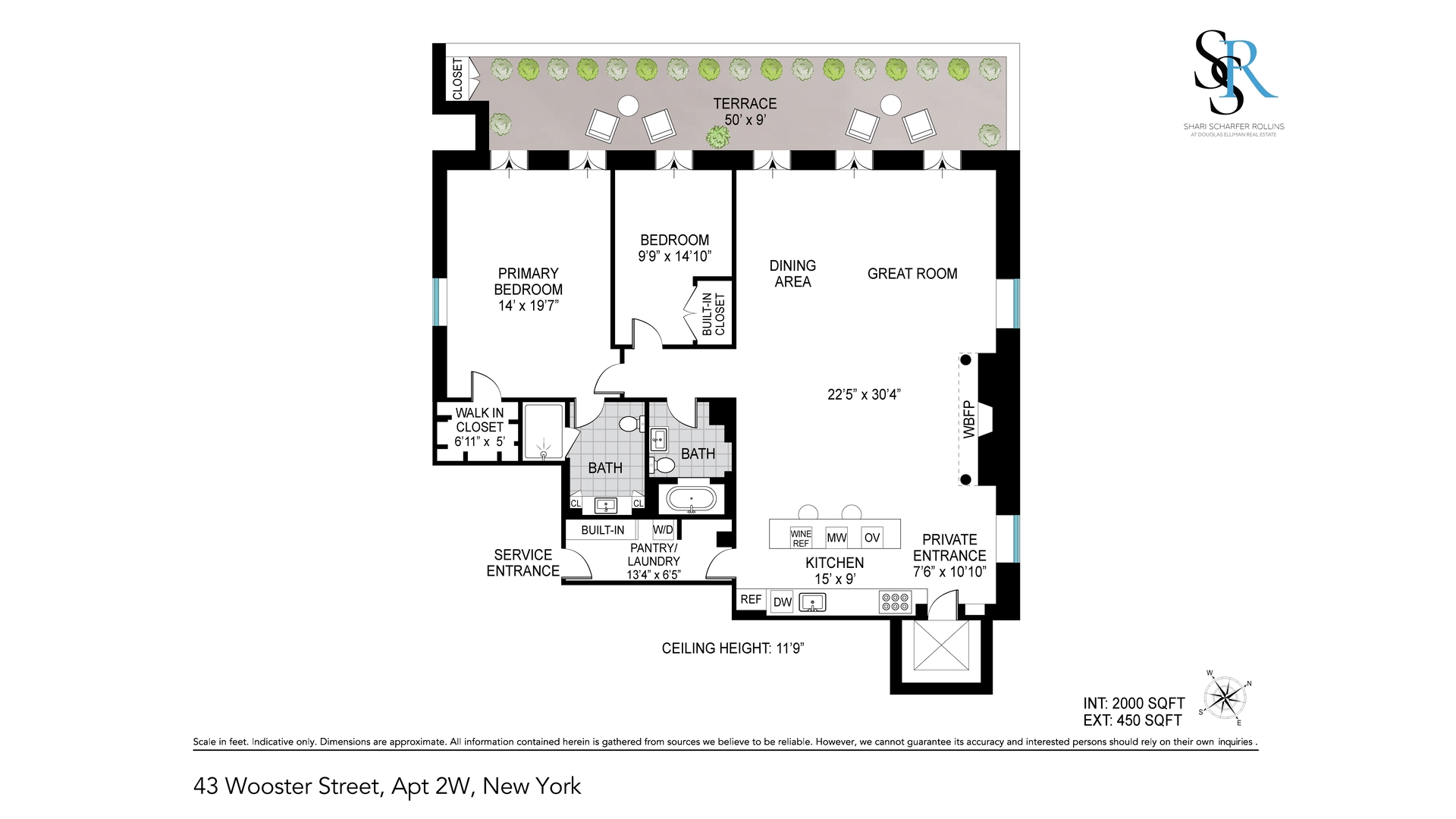 43 Wooster Street 2W Soho New York NY 10013