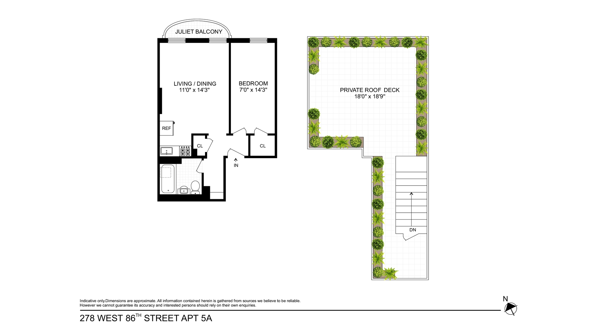 278 West 86th Street Upper West Side New York NY 10024