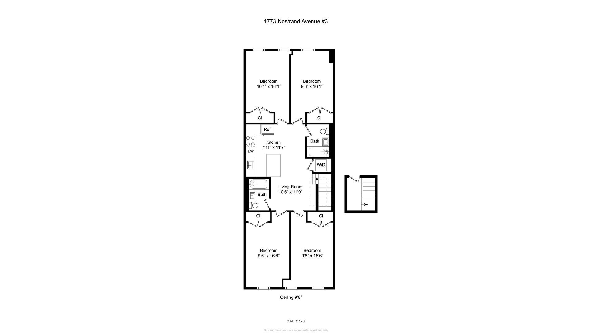 1773 Nostrand Avenue 3 Flatbush Brooklyn NY 11226