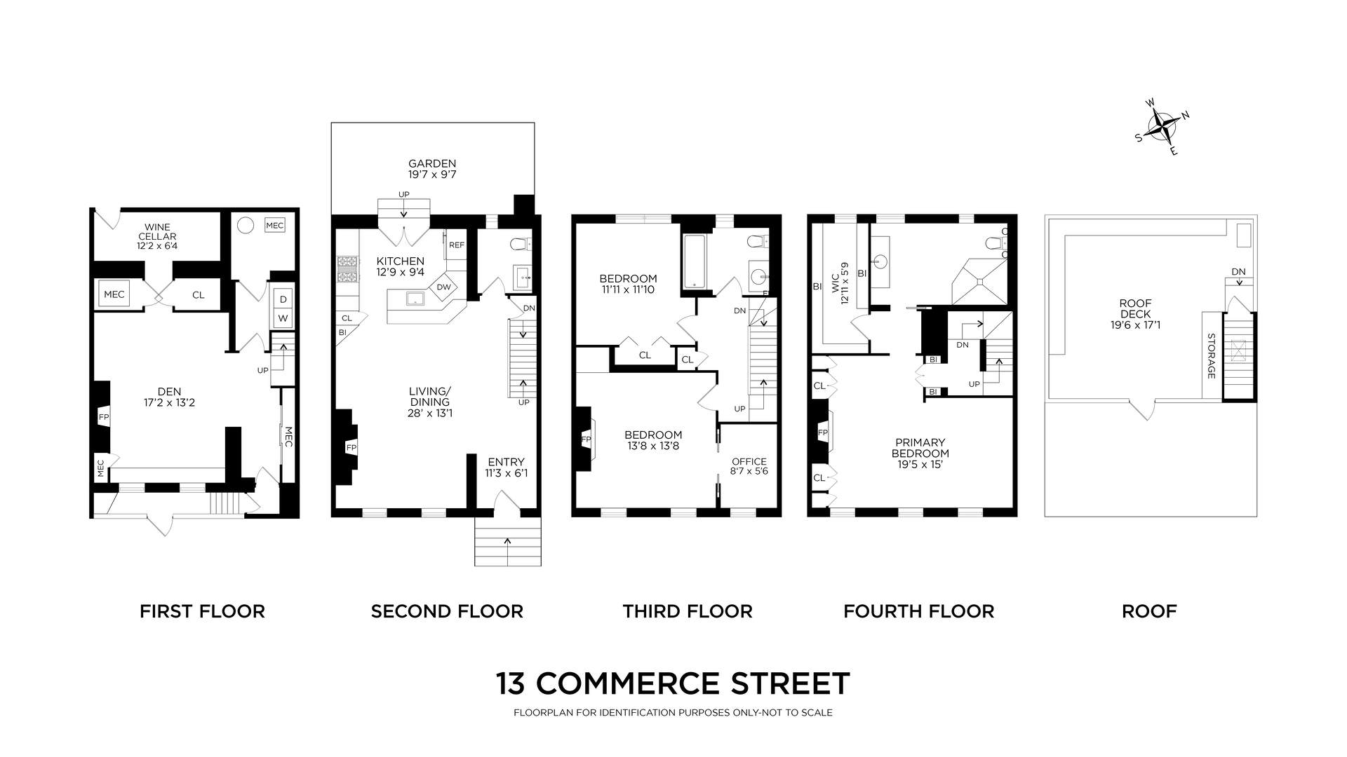 13 Commerce Street W. Greenwich Village New York NY 10014