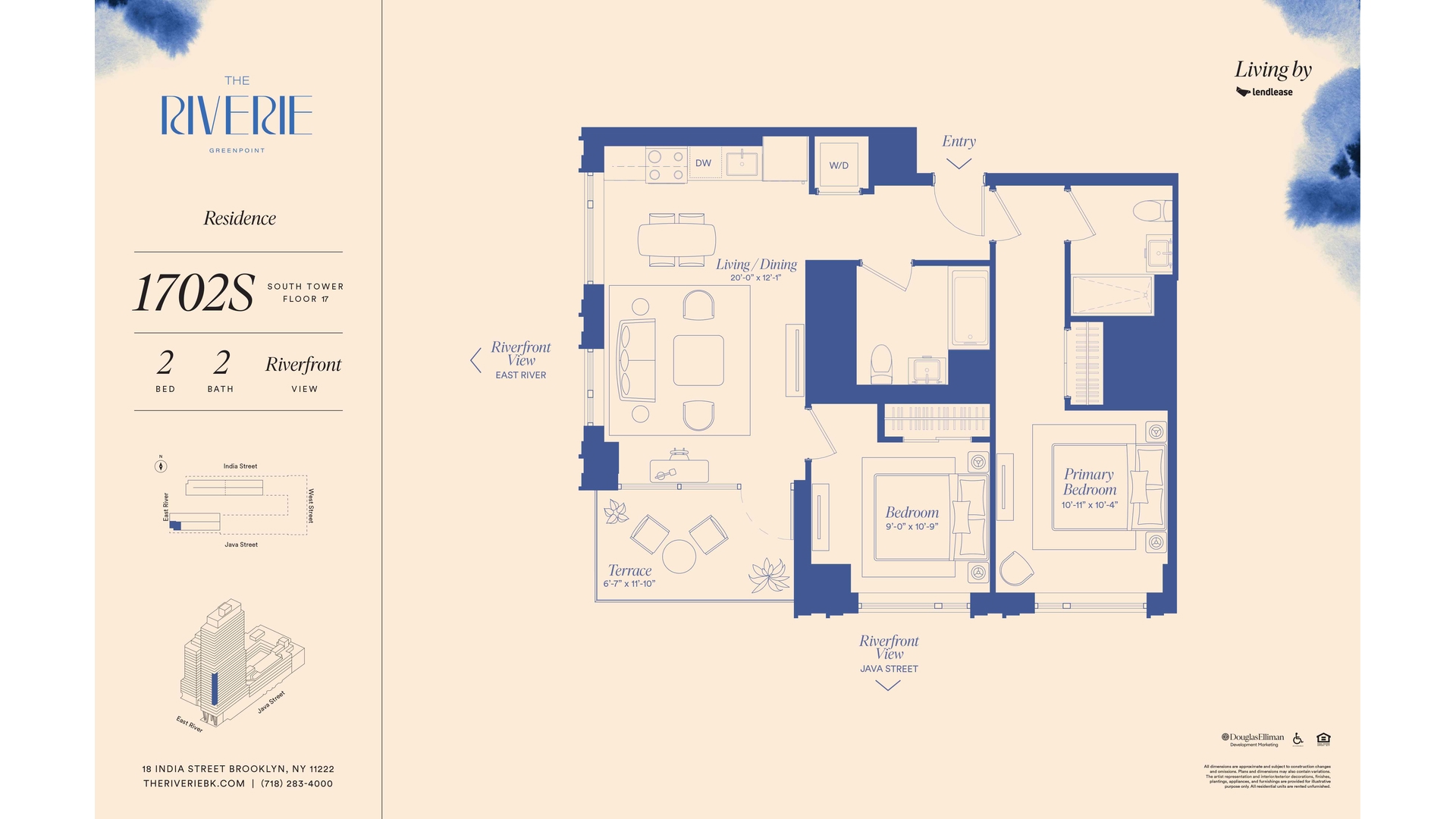 18 India Street 1702S Greenpoint Brooklyn NY 11222