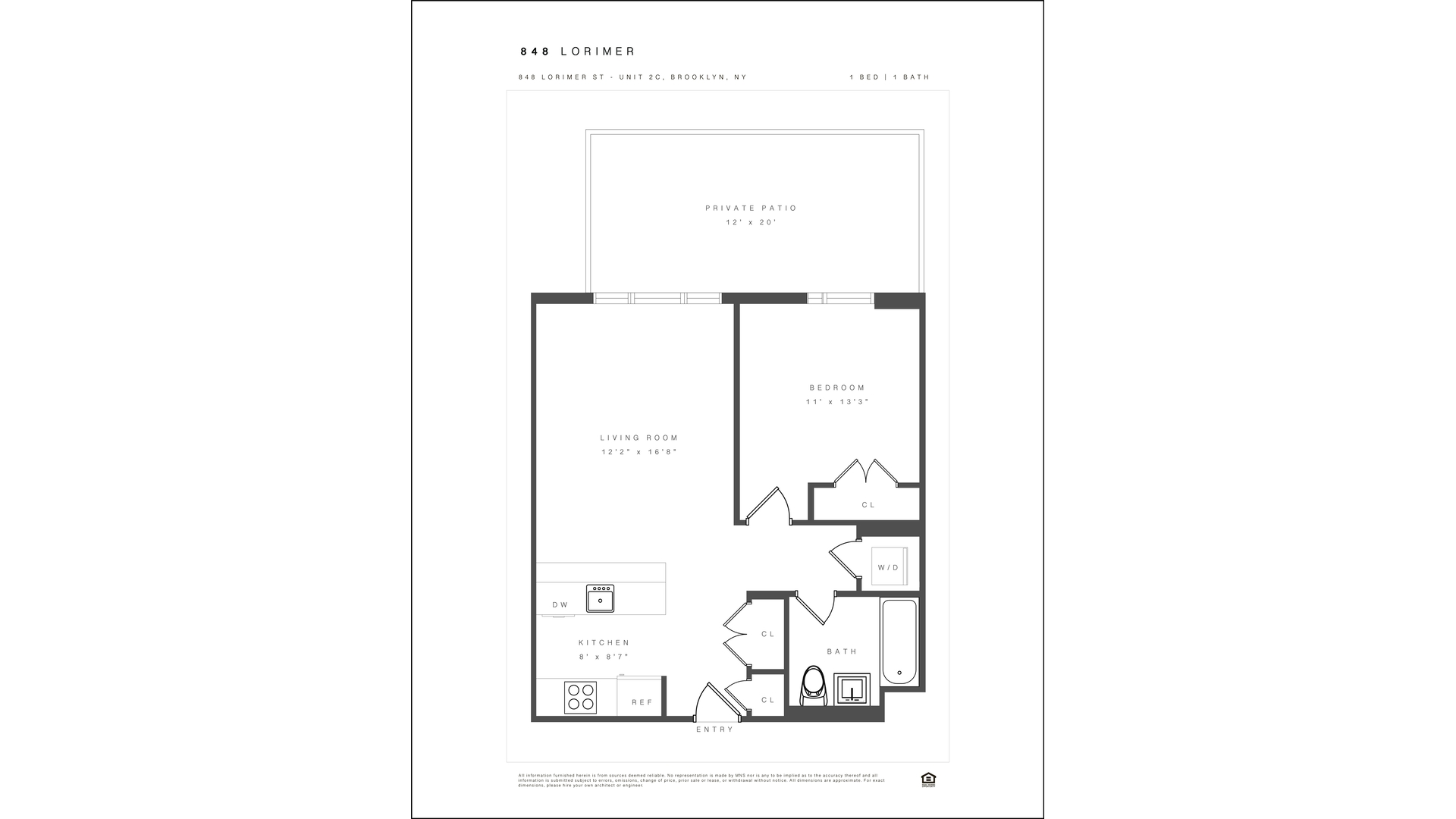 848 Lorimer Street 2C Greenpoint Brooklyn NY 11222